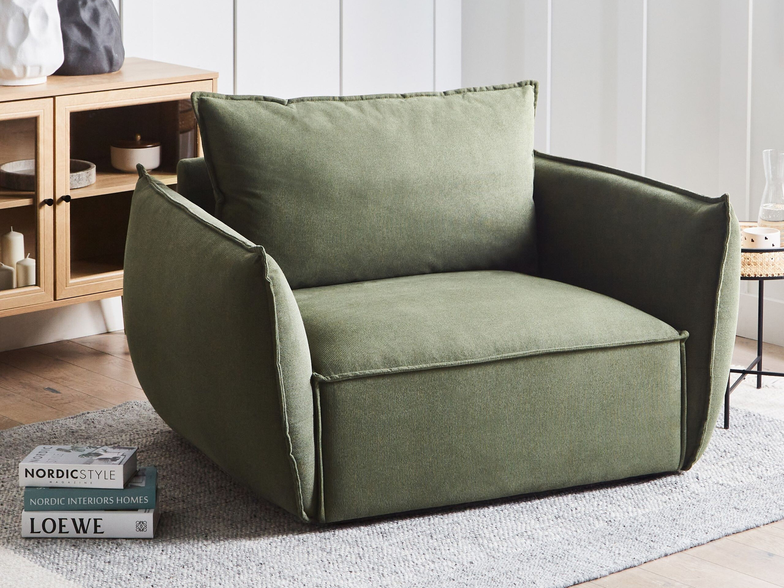 Fotelj Berwyn 2704 (Temno zelena)