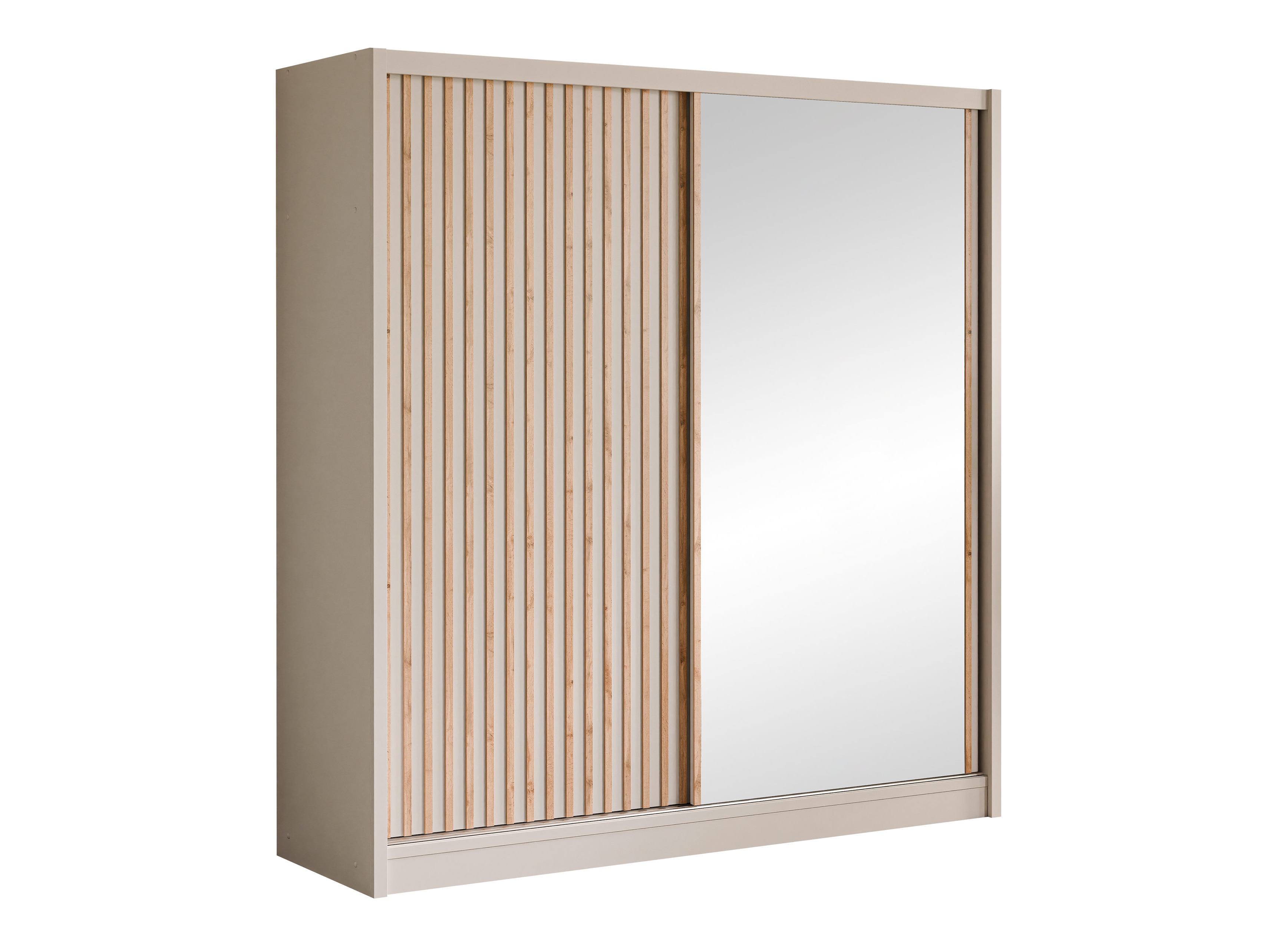 Garderobna omara Gemes (Kašmir + Wotan hrast)