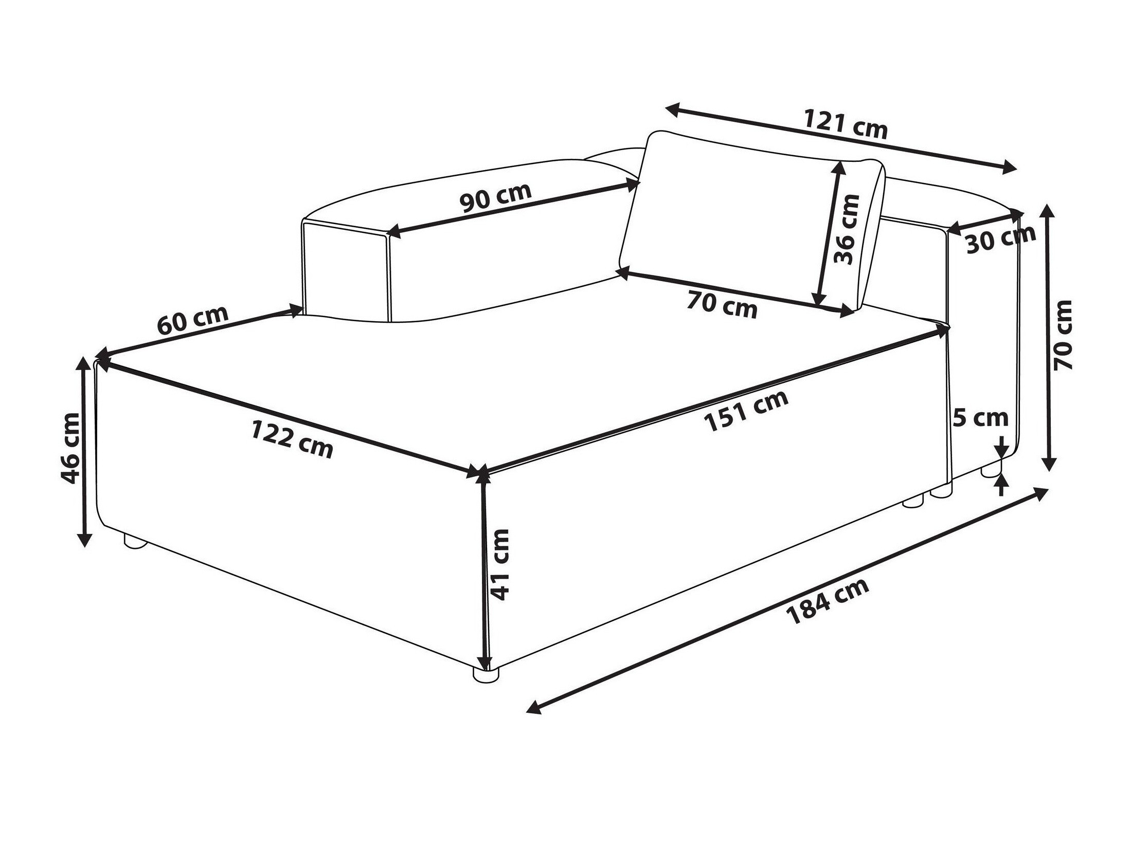 Modularni sedežni element Avialu 103 (Rjava)