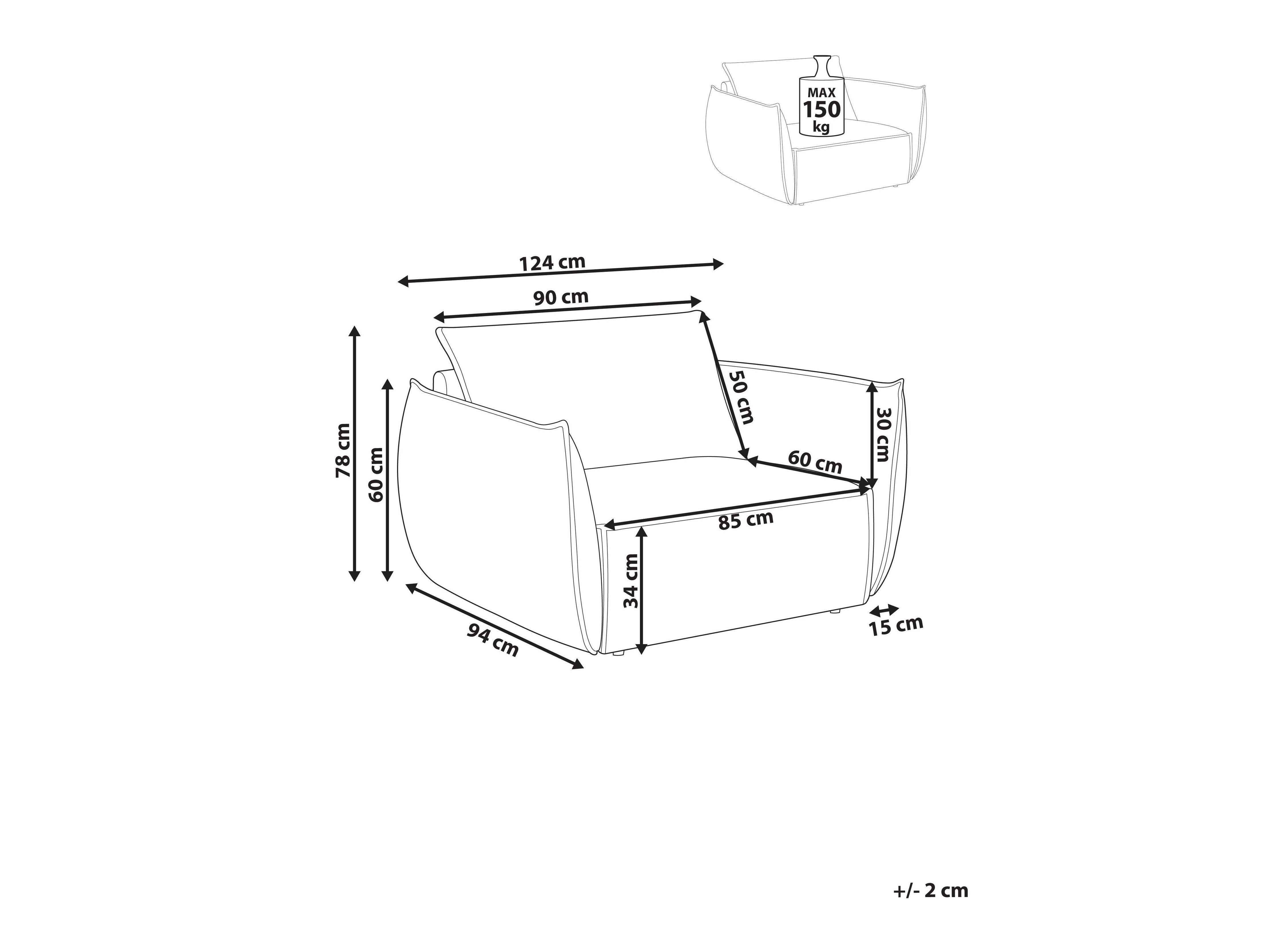 Fotelj Berwyn 2704 (Svetlo zelena)