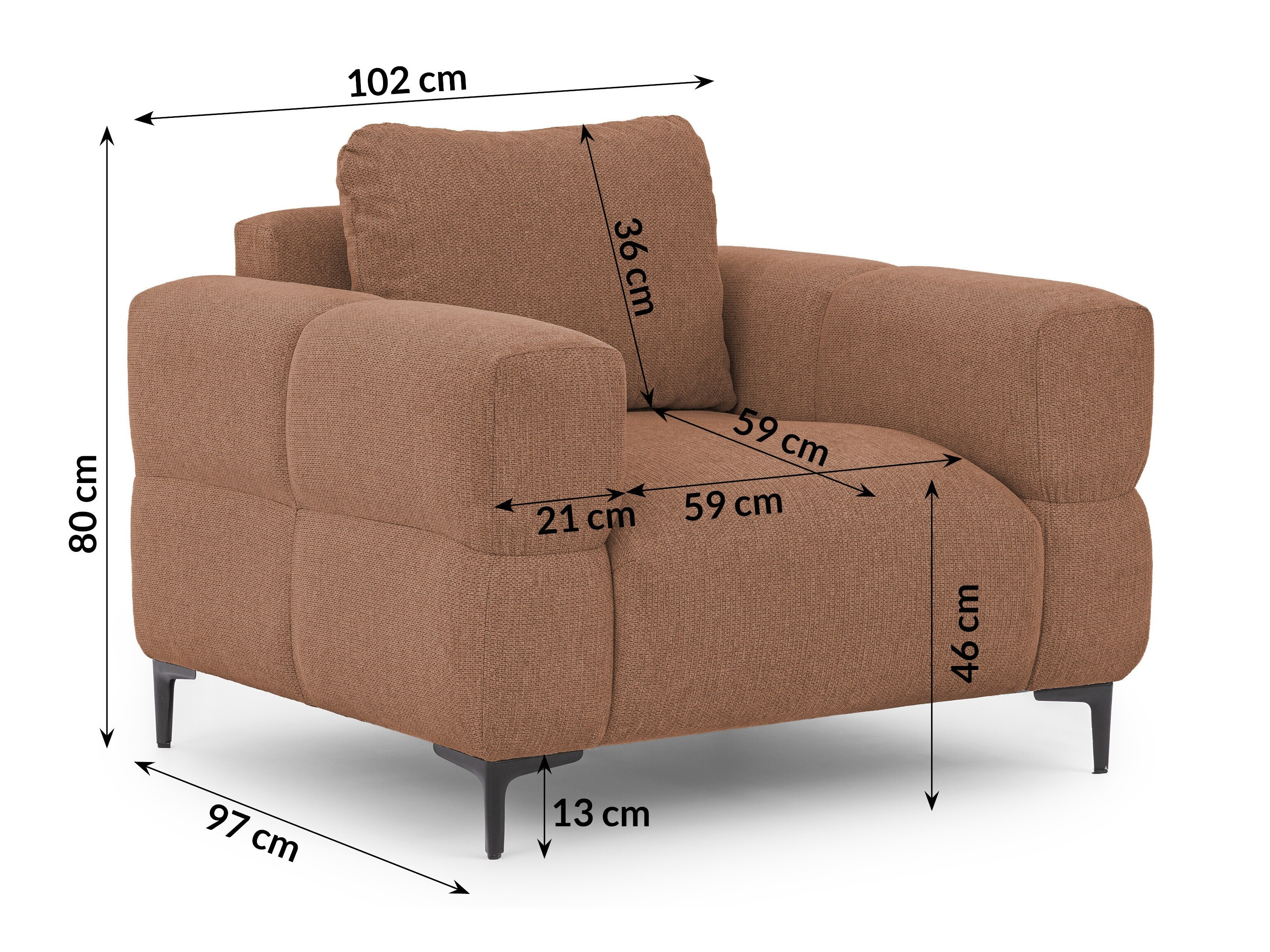 Fotelj Rocklin 136 (Aragon 59)