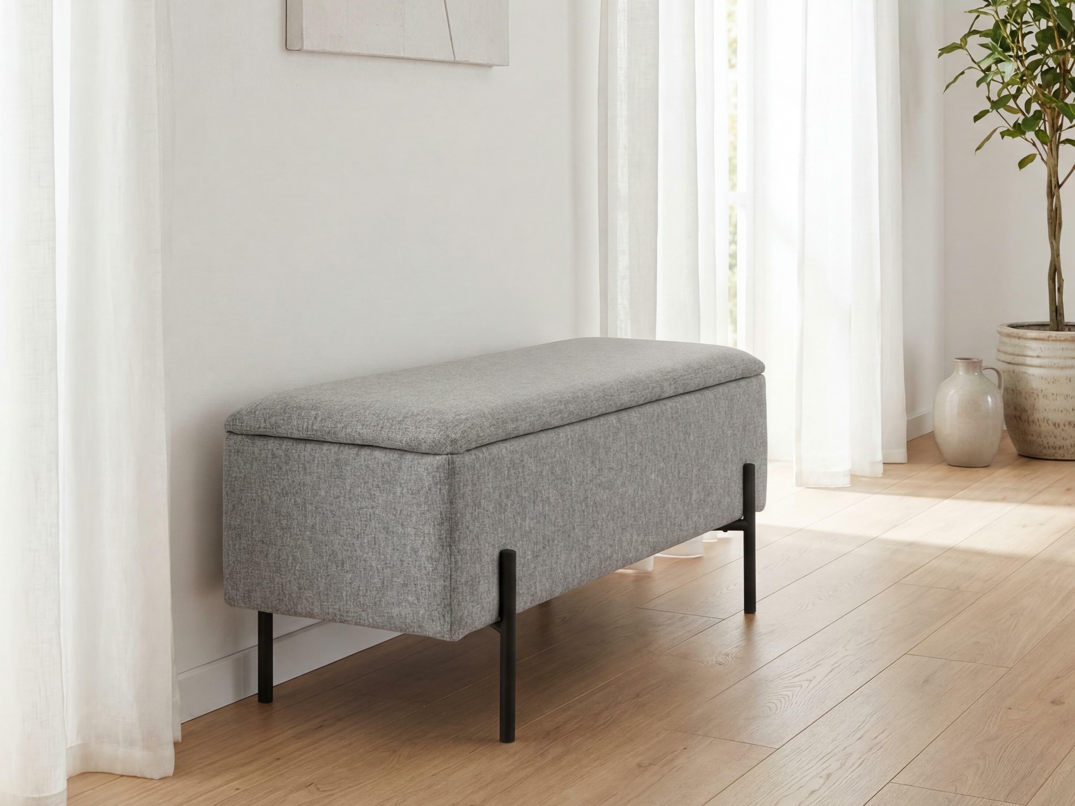 Klop z oblazinjenjem Brea 138 (Svetlo siva)