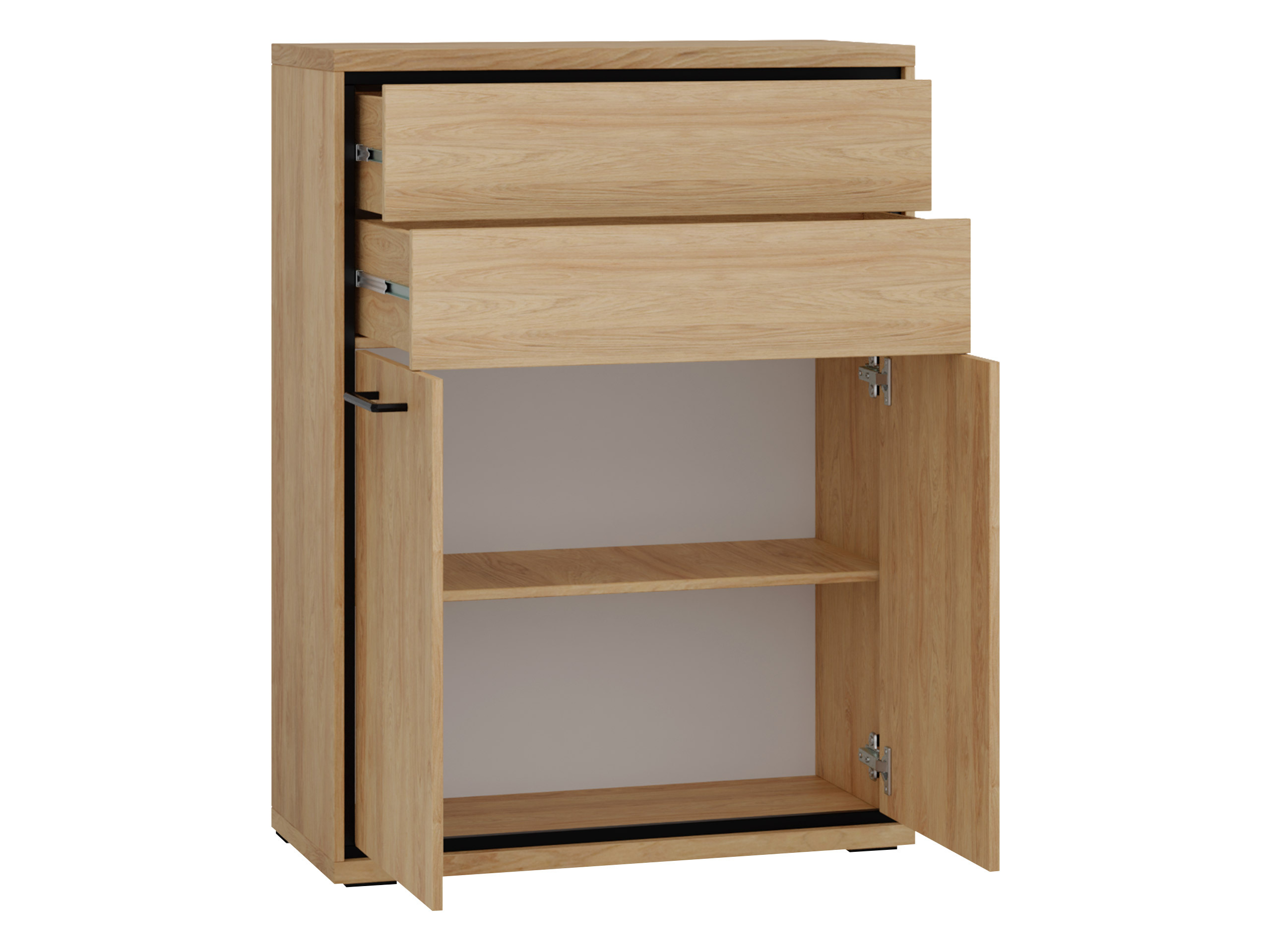 Komoda Etrmoni 103 (Svetel les + Hrast)