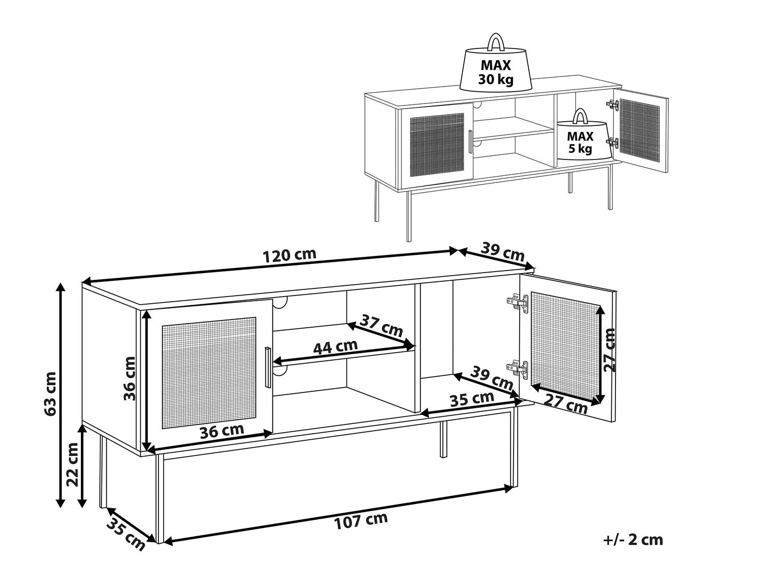TV-omarica Levfelu 108