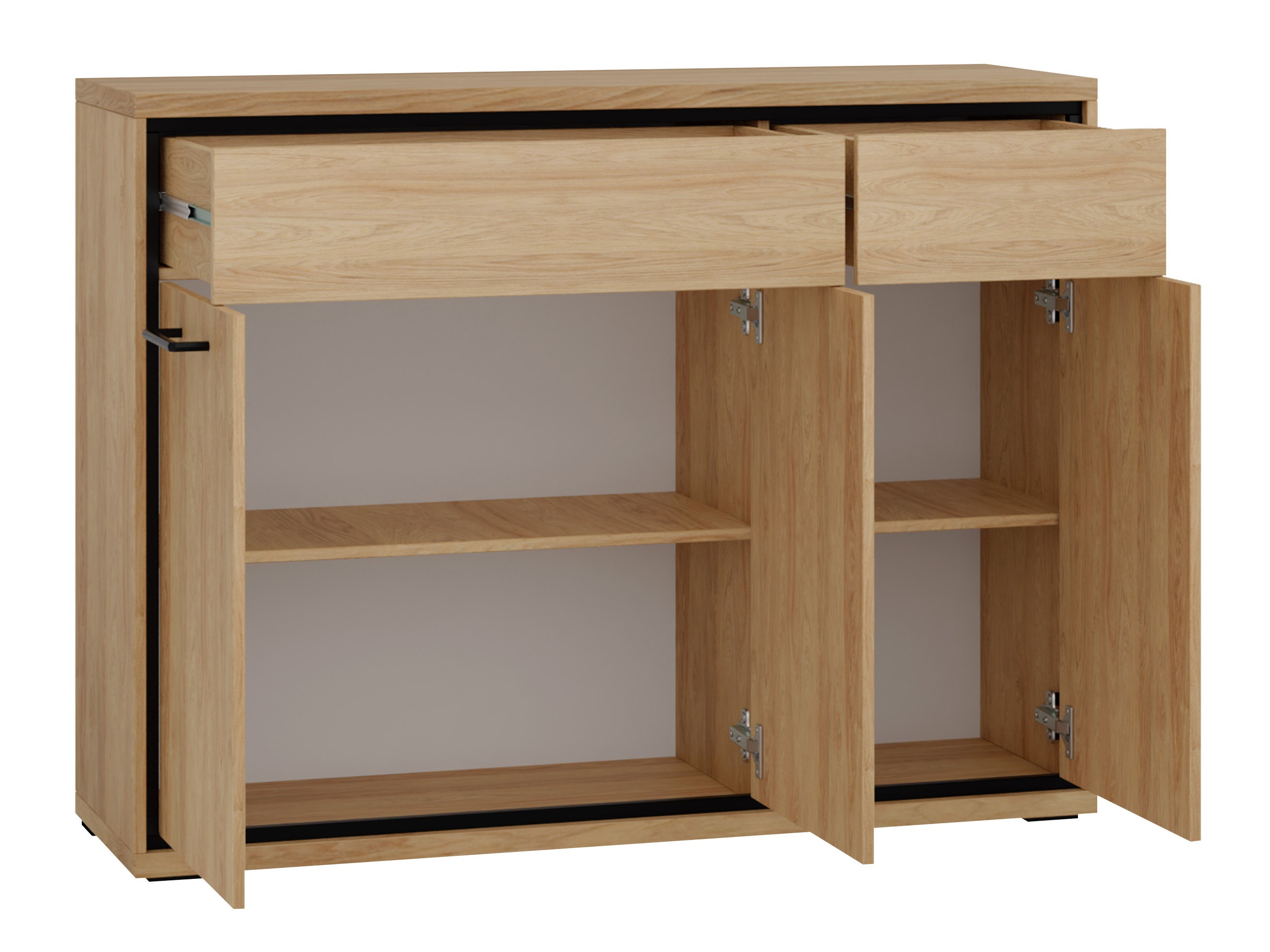 Komplet za dnevno sobo Etrmoni 118 (Svetel les)