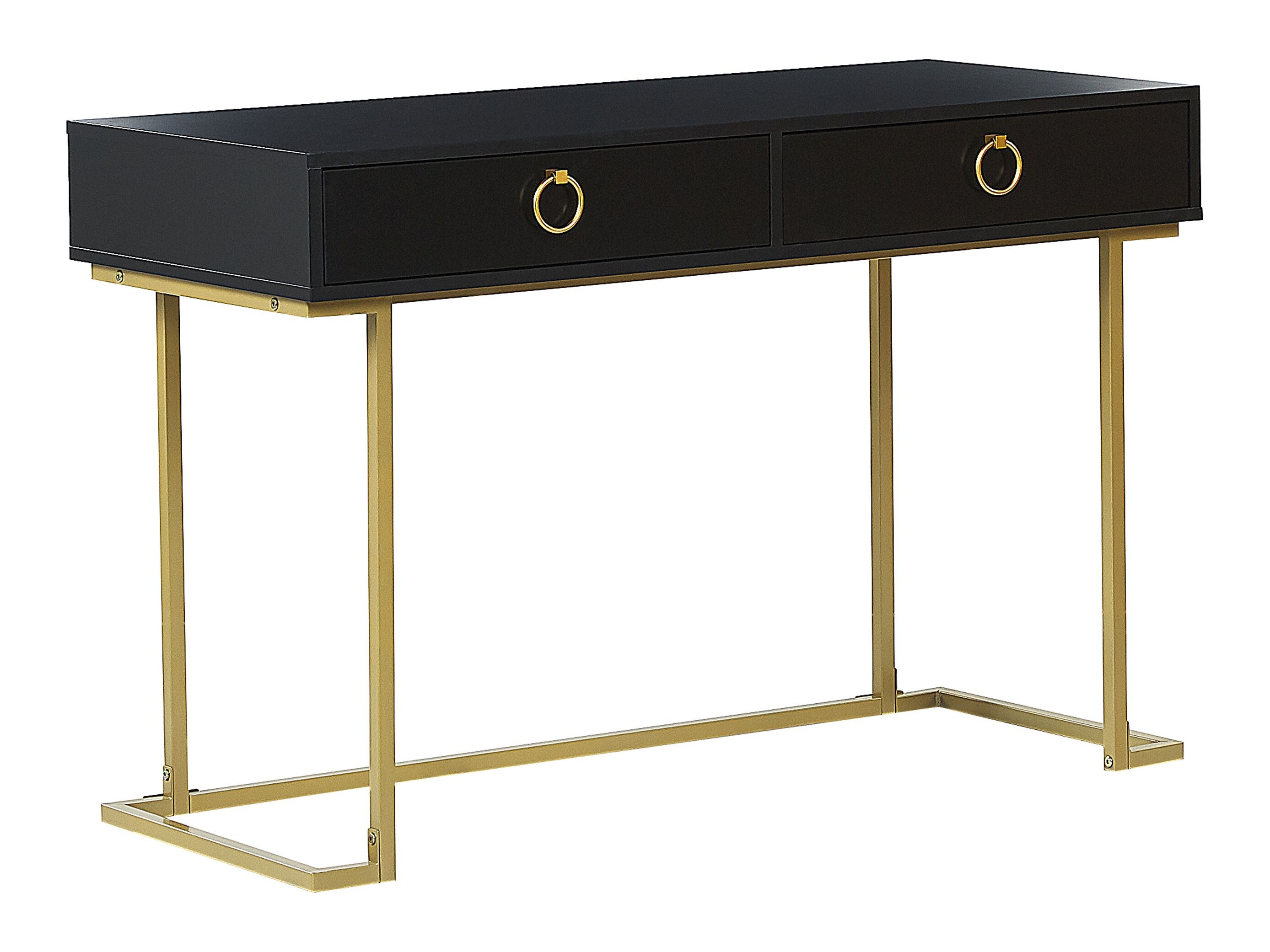 Konzolna miza Berwyn 3020 (Črna + Zlata)