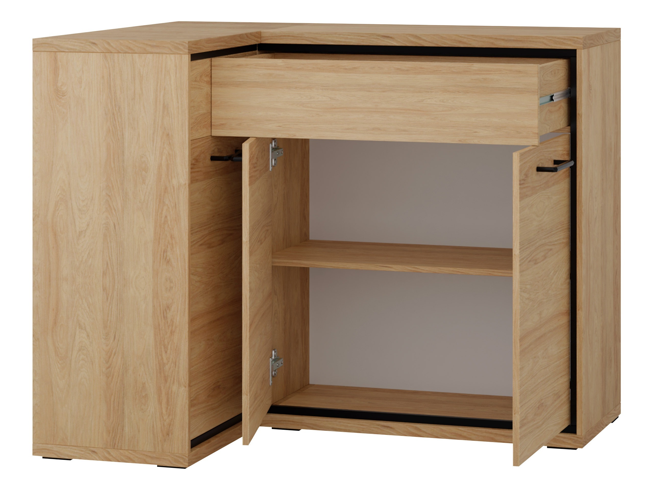 Kotna komoda Etrmoni 121 (Svetel les)