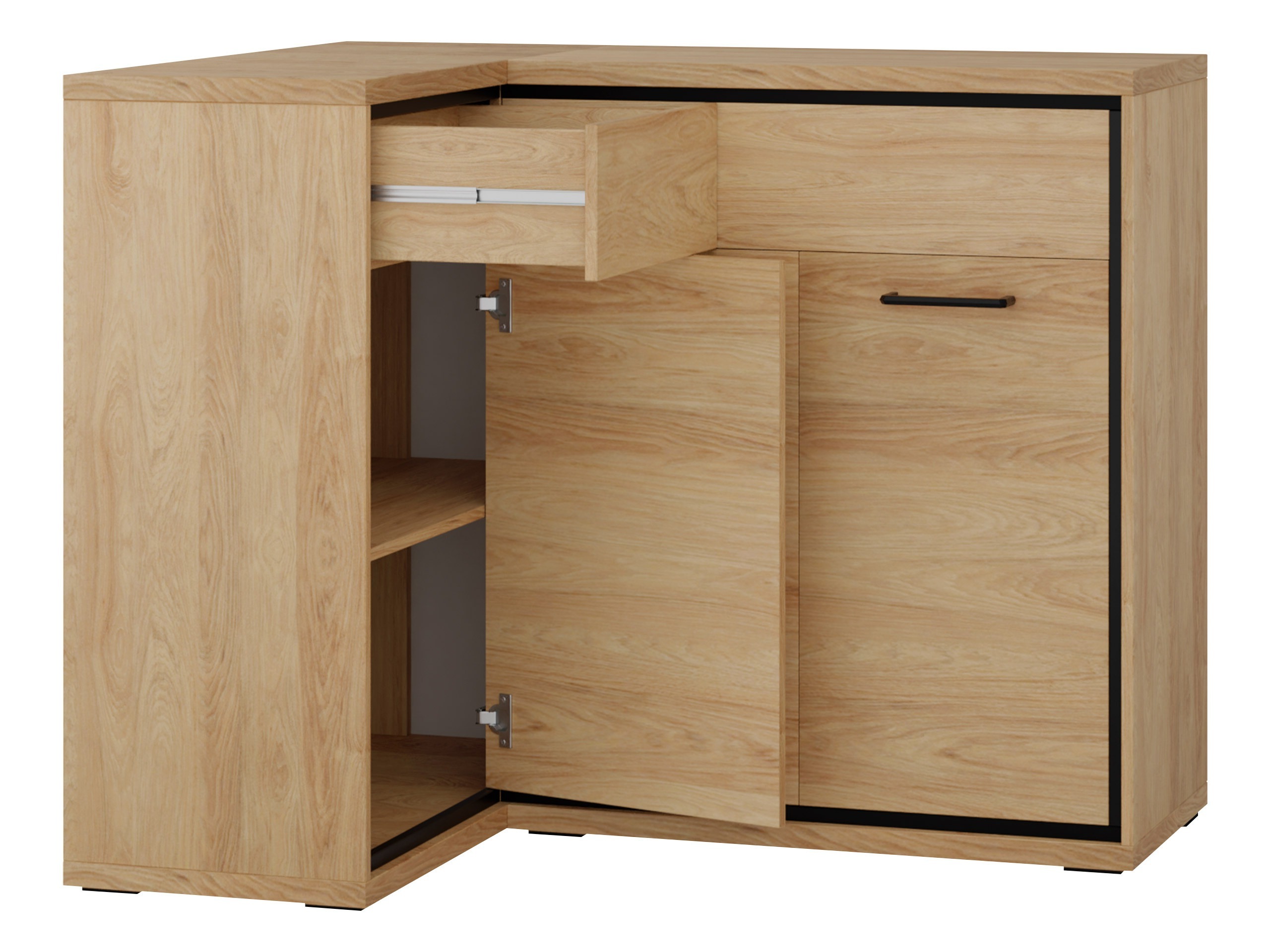 Kotna komoda Etrmoni 121 (Svetel les)