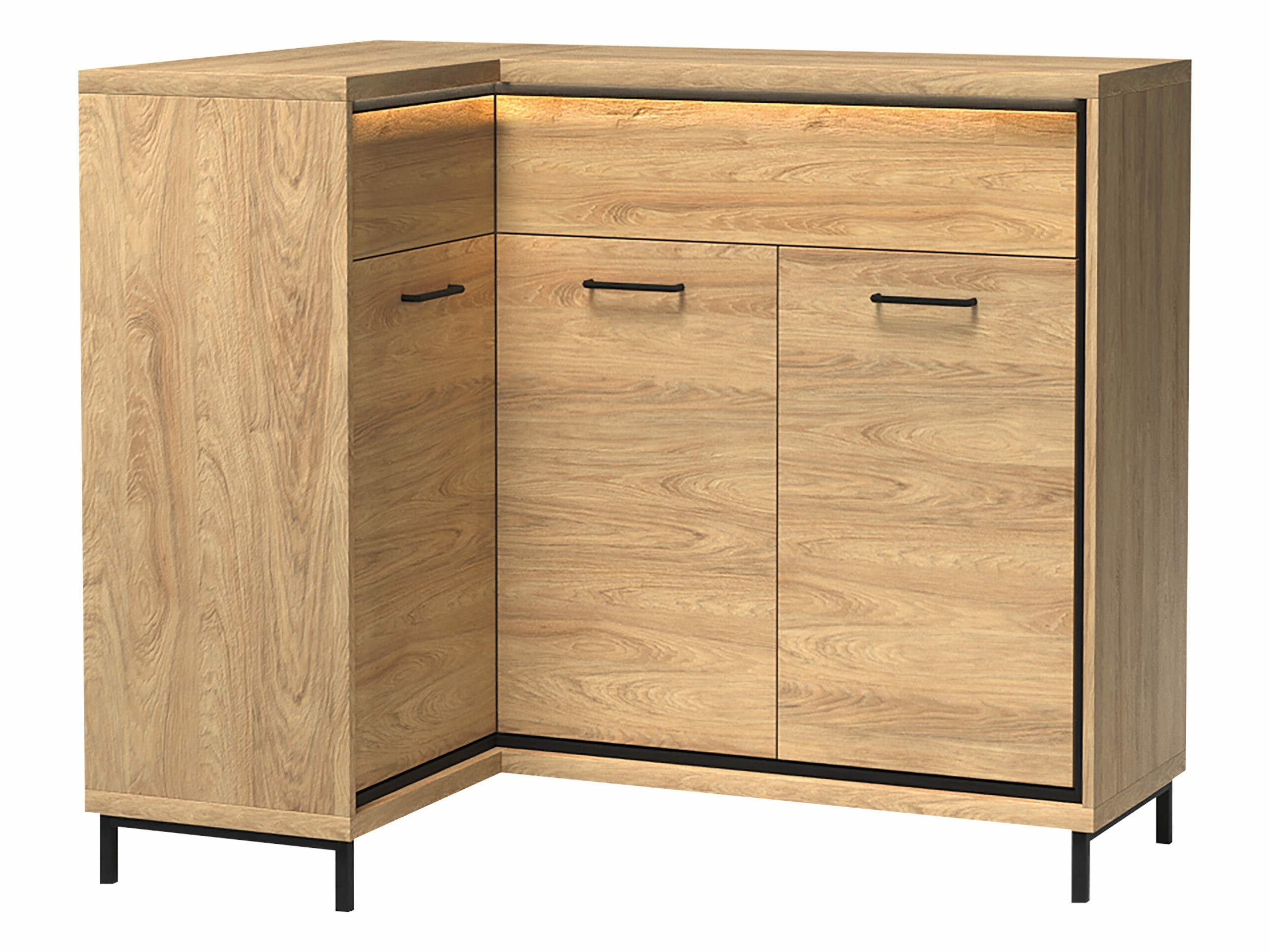 Kotna komoda Etrmoni 121 (Svetel les)