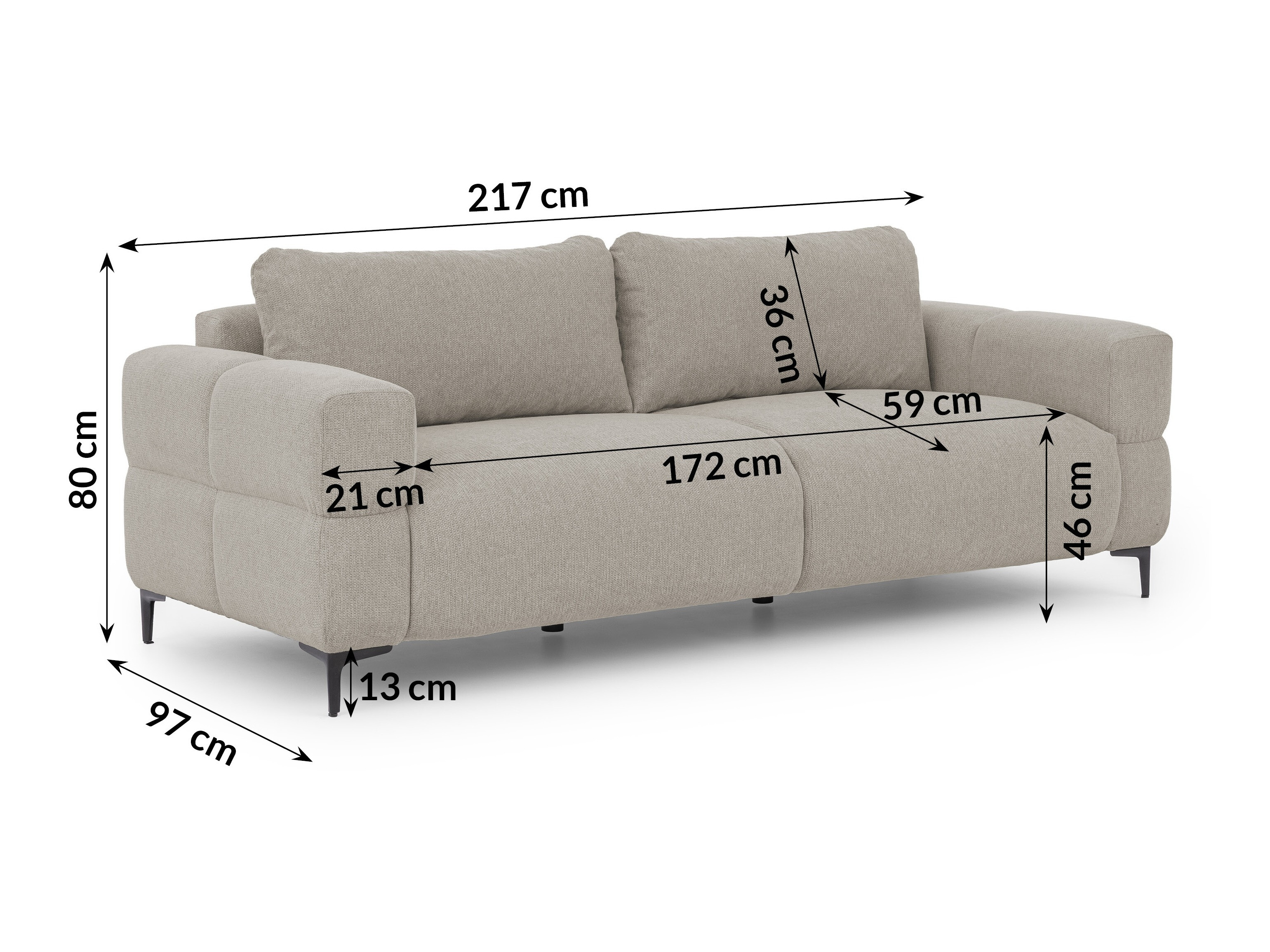 Kavč Rocklin 138 (Aragon 20)