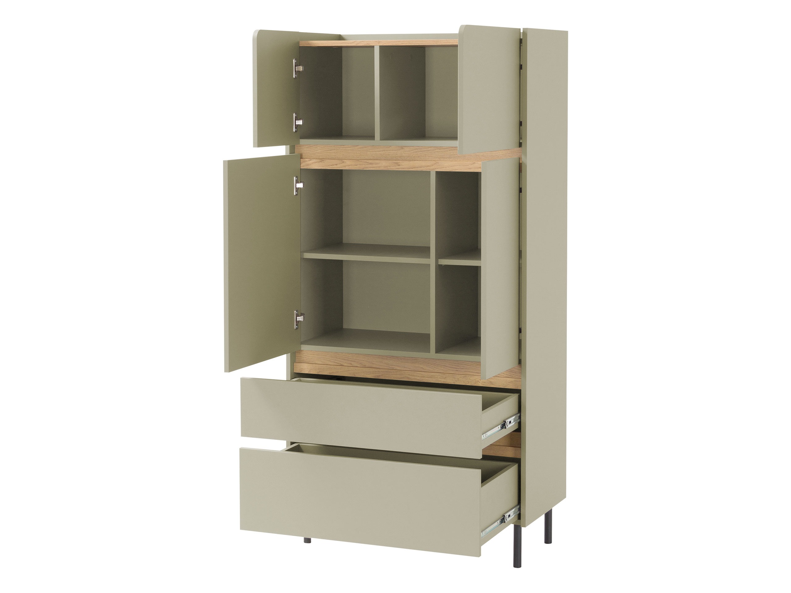 Komplet spalnic Fiosono 113 (Evkaliptus + Hrast)