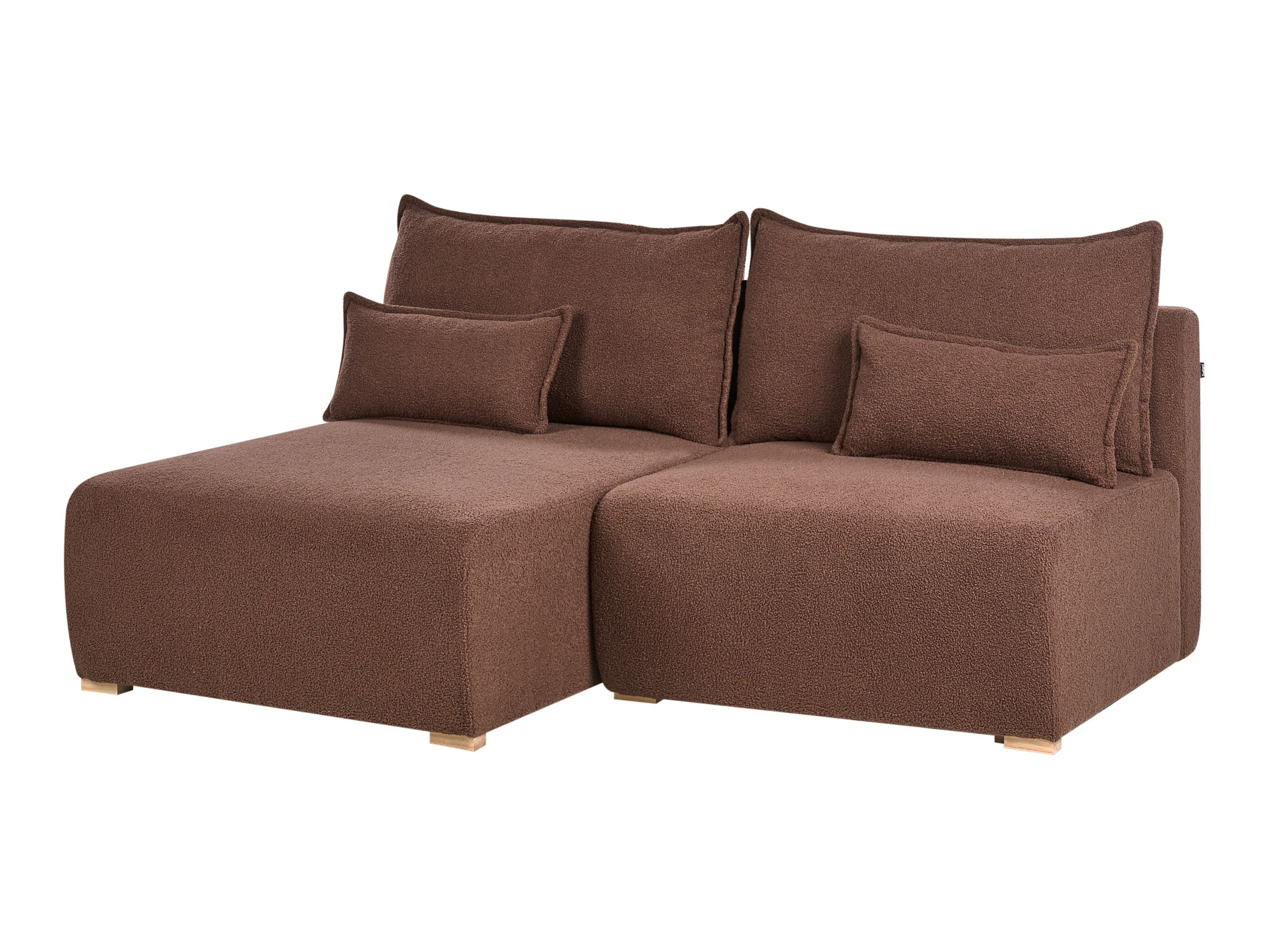 Modularna kotna sedežna garnitura Berwyn 3021 (Rjava)