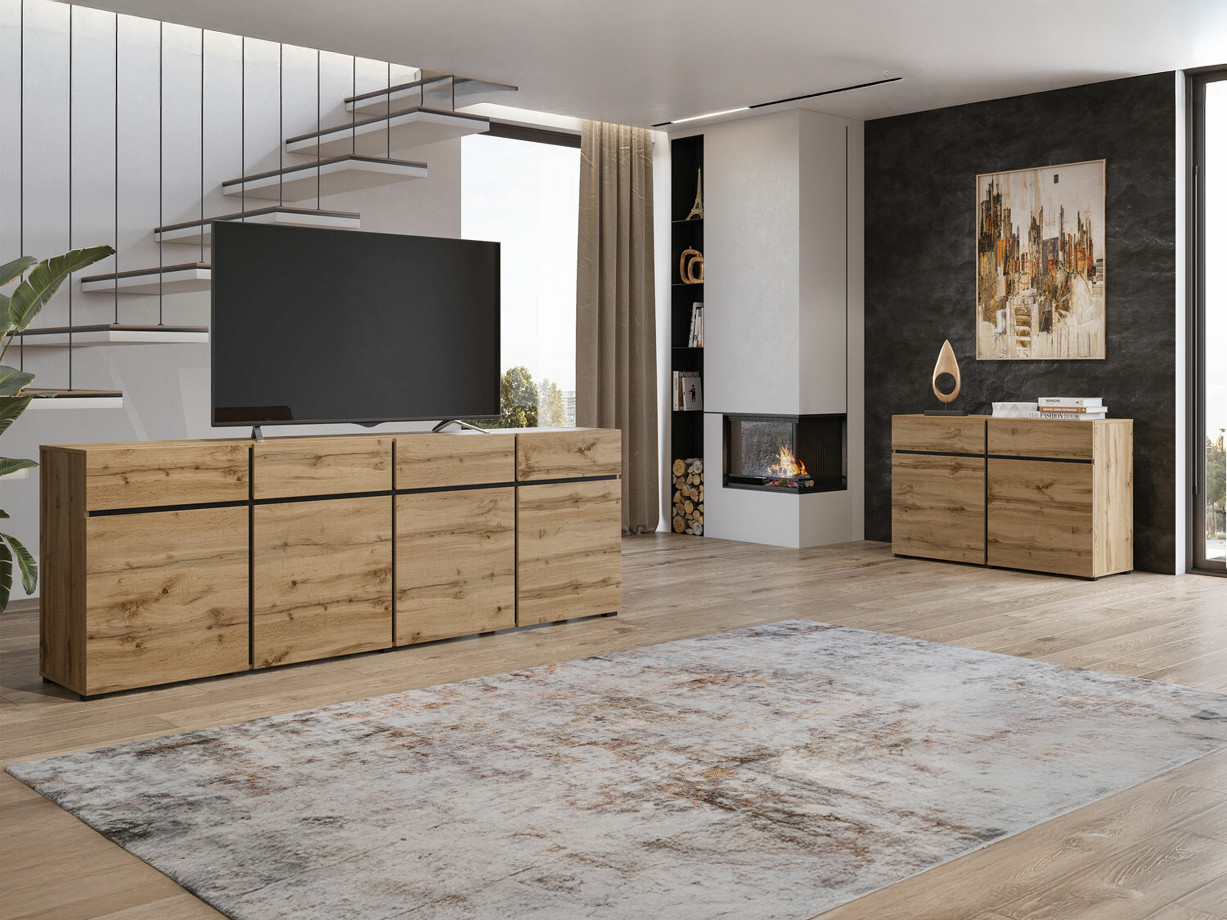 Komoda Alfere 100 (Wotan hrast)