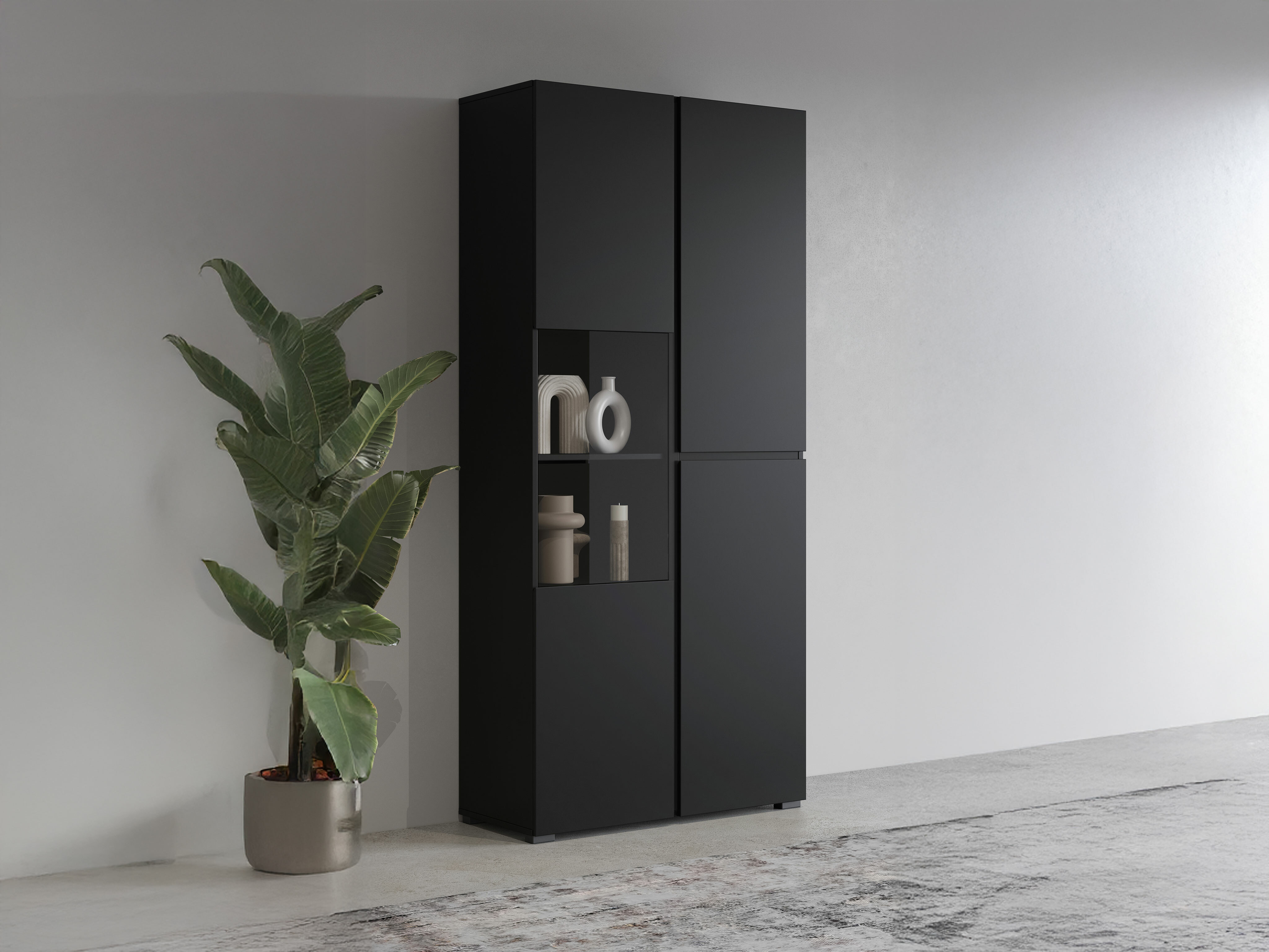 Regal Alfere 110 (Črna)