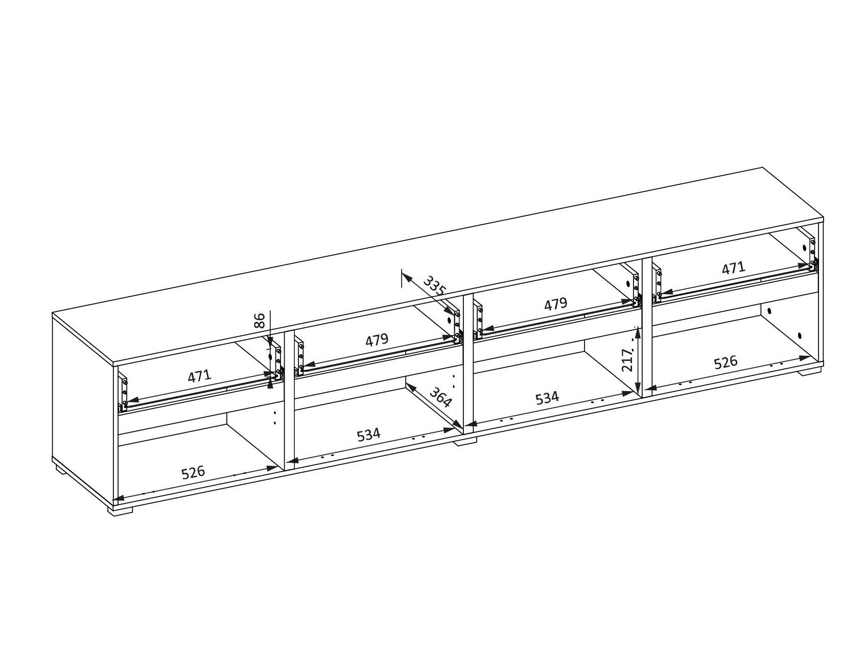 TV-omarica Alfere 101 (Bela)