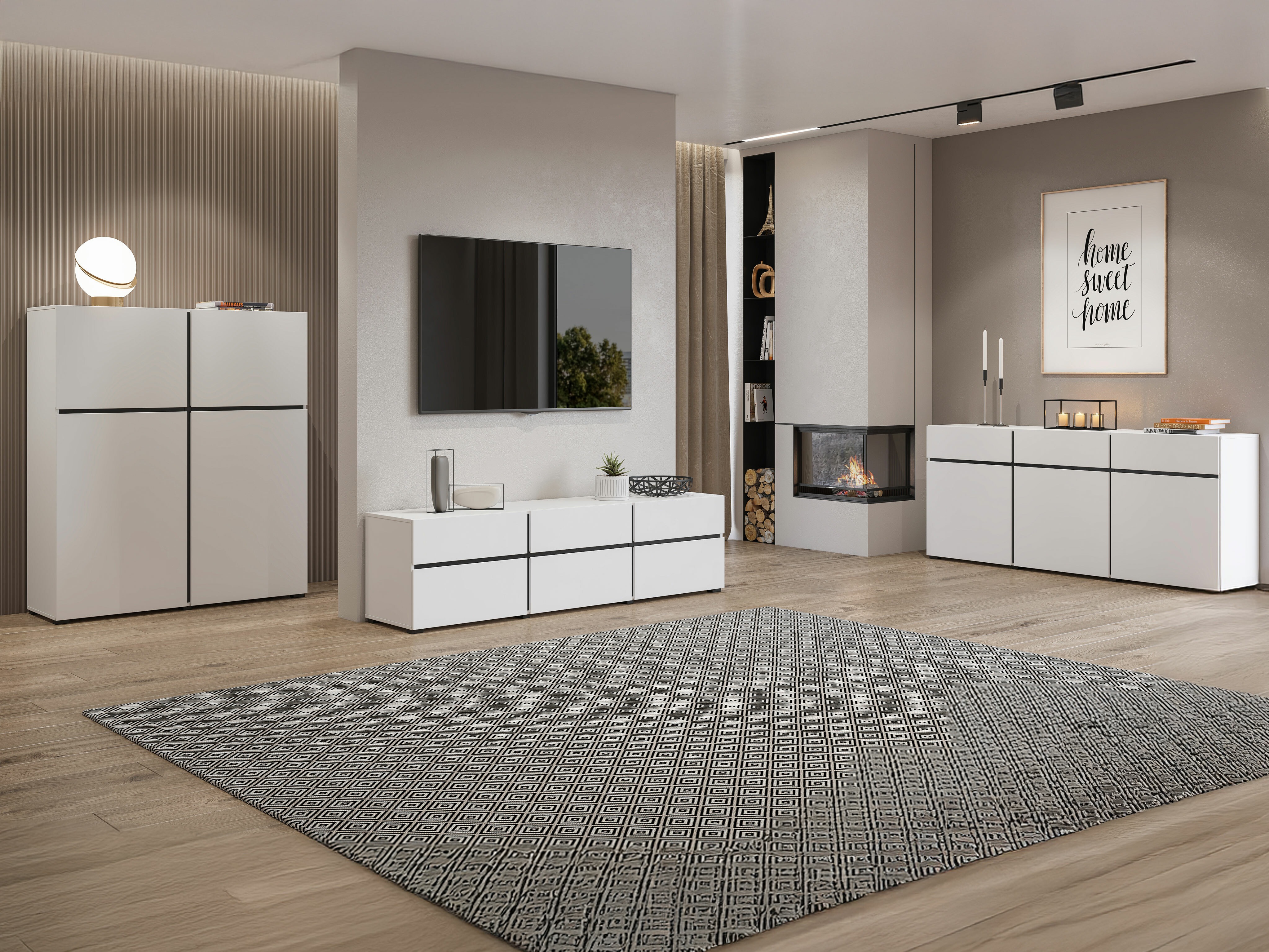 Komoda Alfere 103 (Bela)