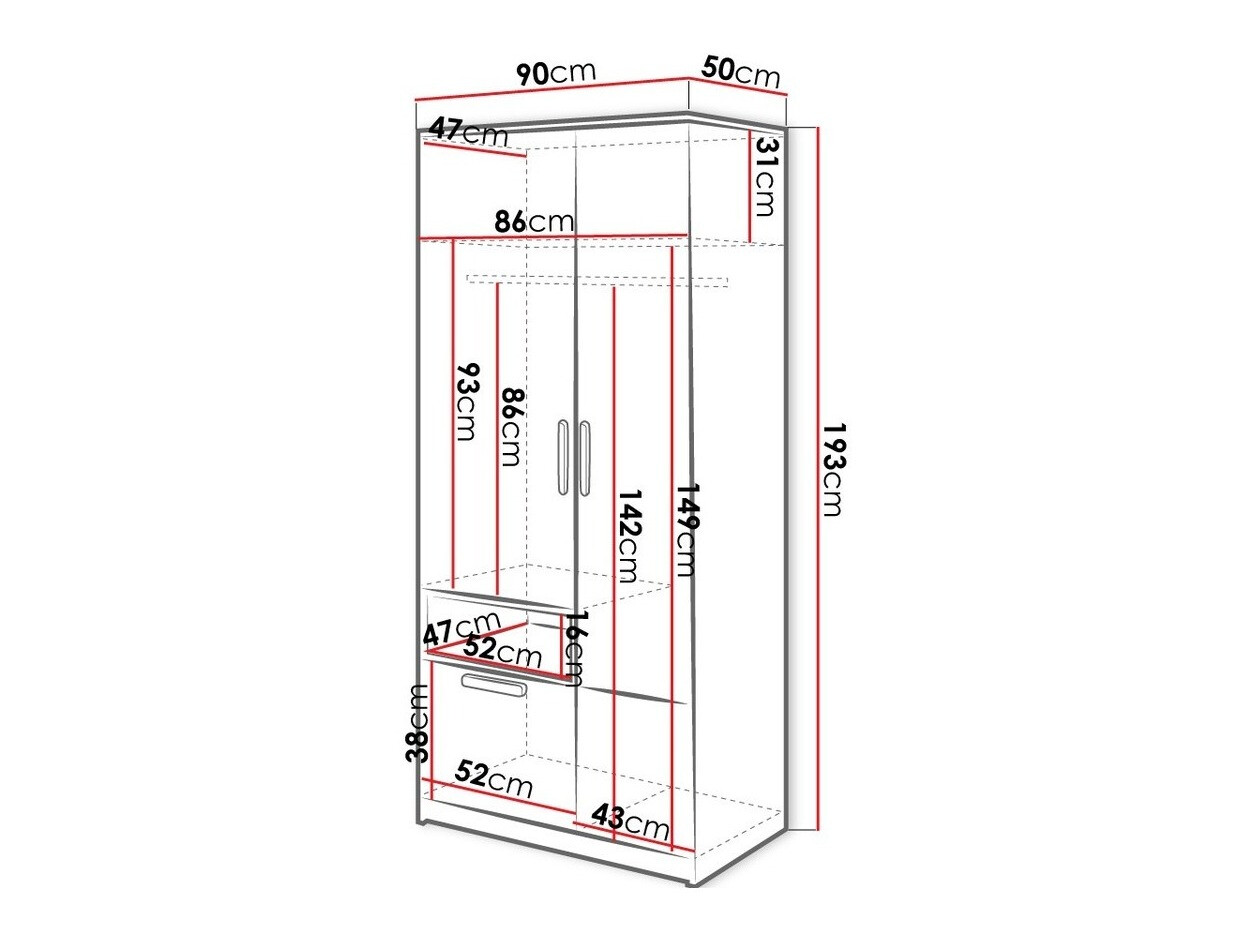 Garderobna omara SL5342