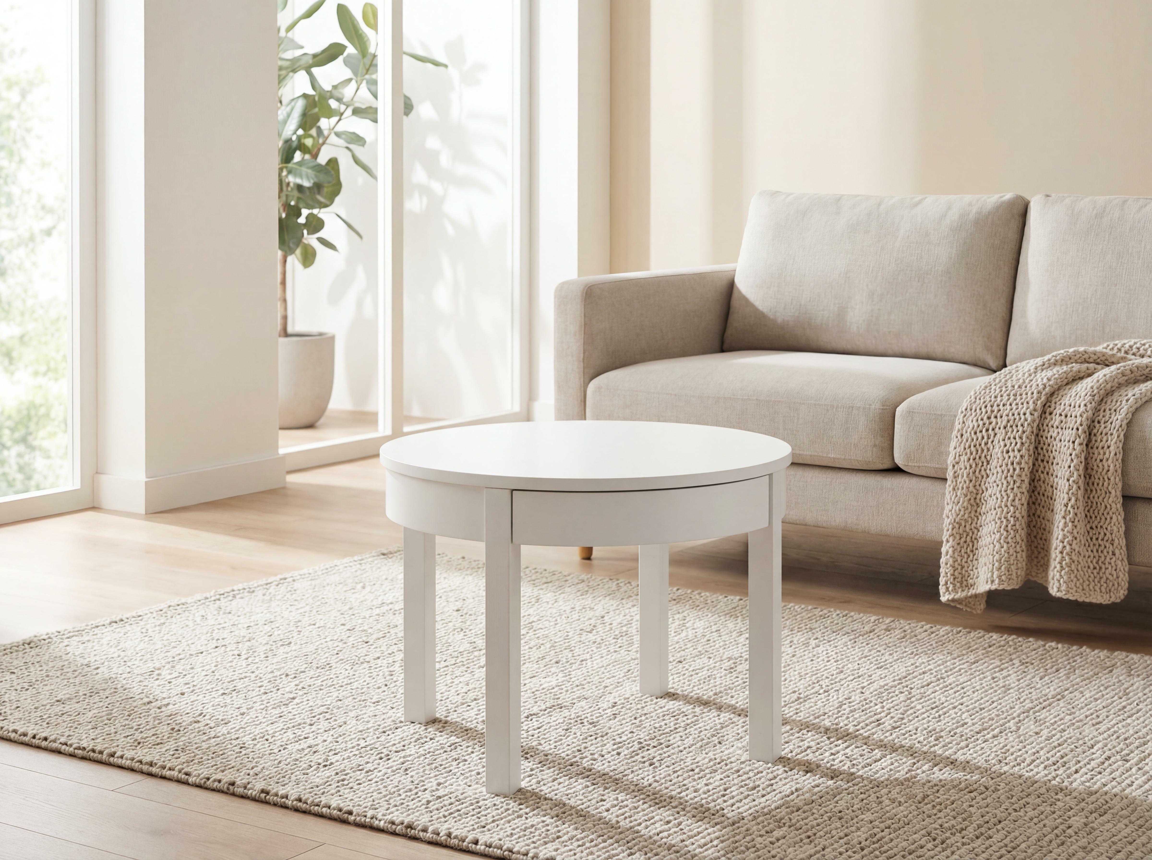 Klubska mizica Sosero 103 (Bela)