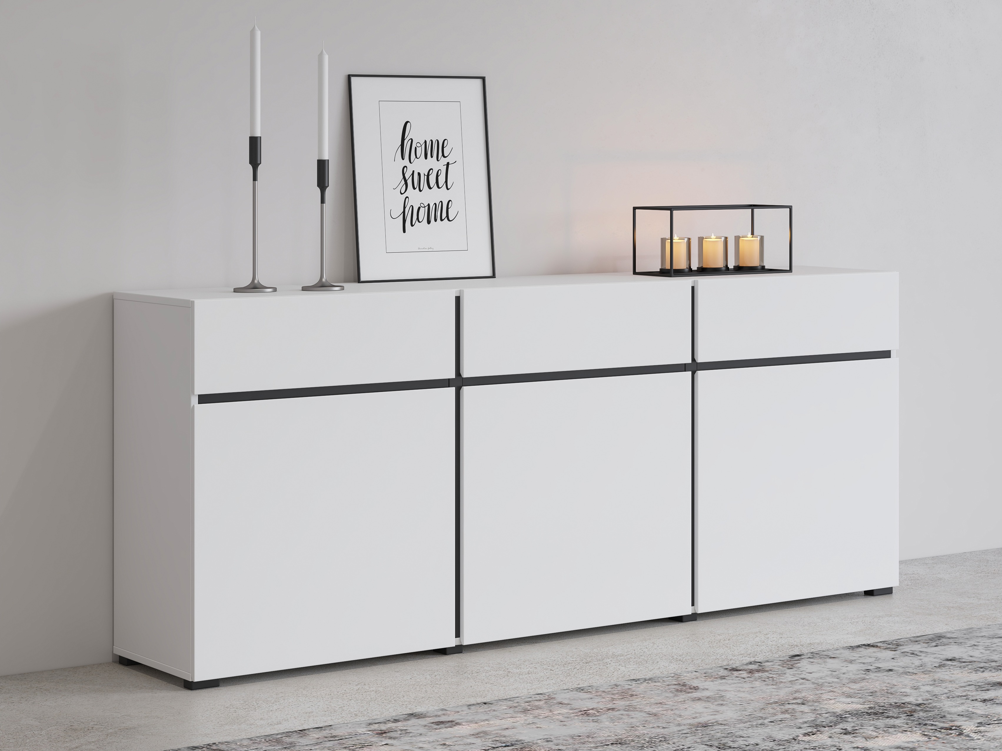 Komoda Alfere 103 (Bela)