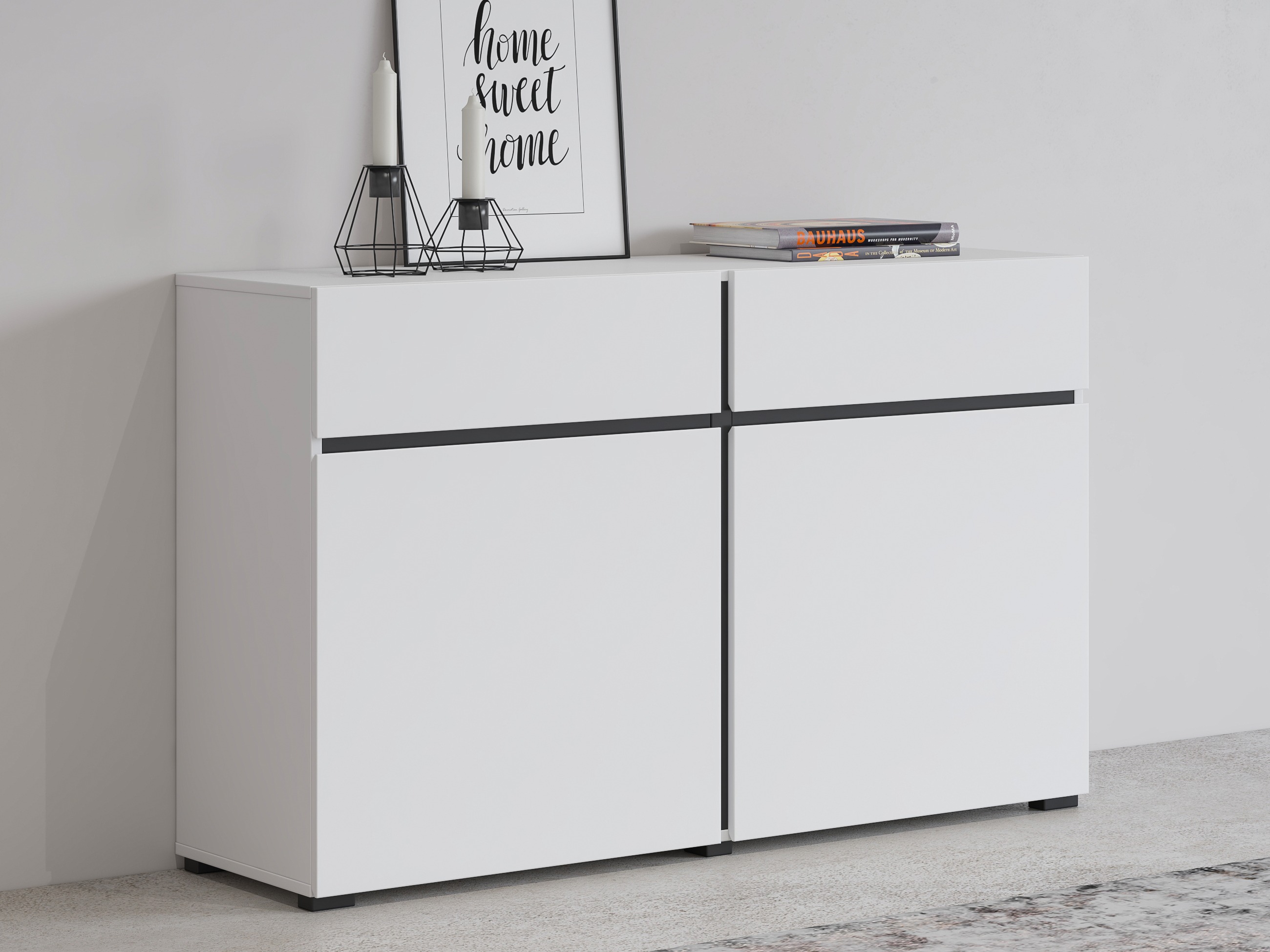 Komoda Alfere 104 (Bela)