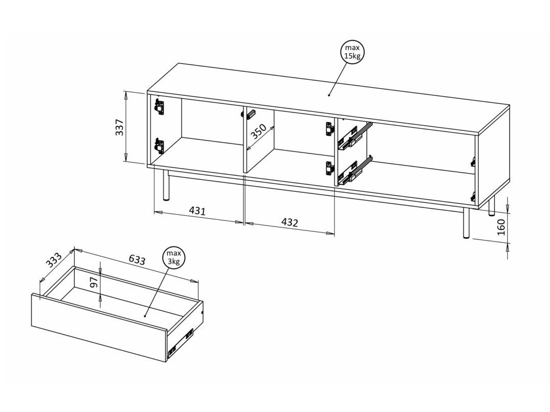 Komplet za dnevno sobo Avimera 106 (Ne)