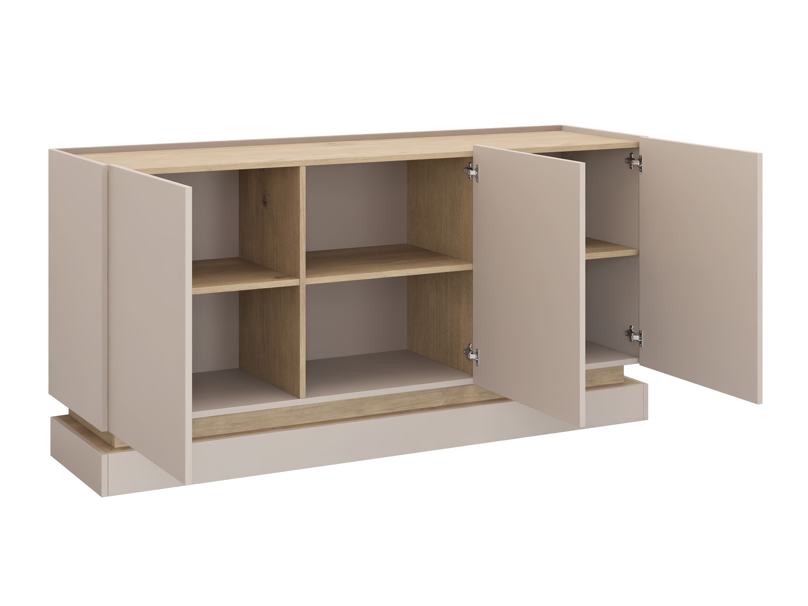 Komplet za dnevno sobo Comfivo Tilia (Črna + Hrast)