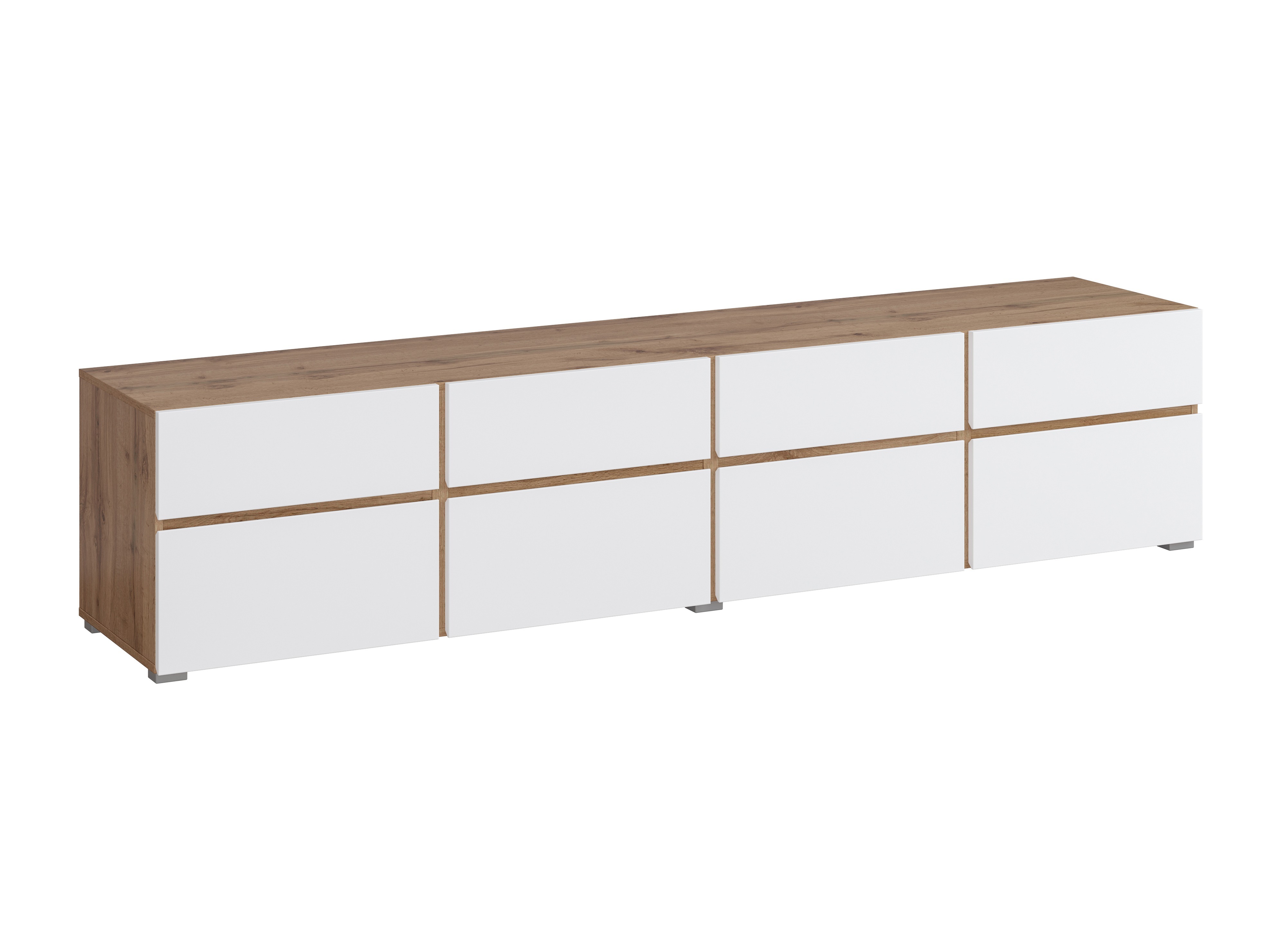 TV-omarica Alfere 101 (Wotak hrast + Bela)