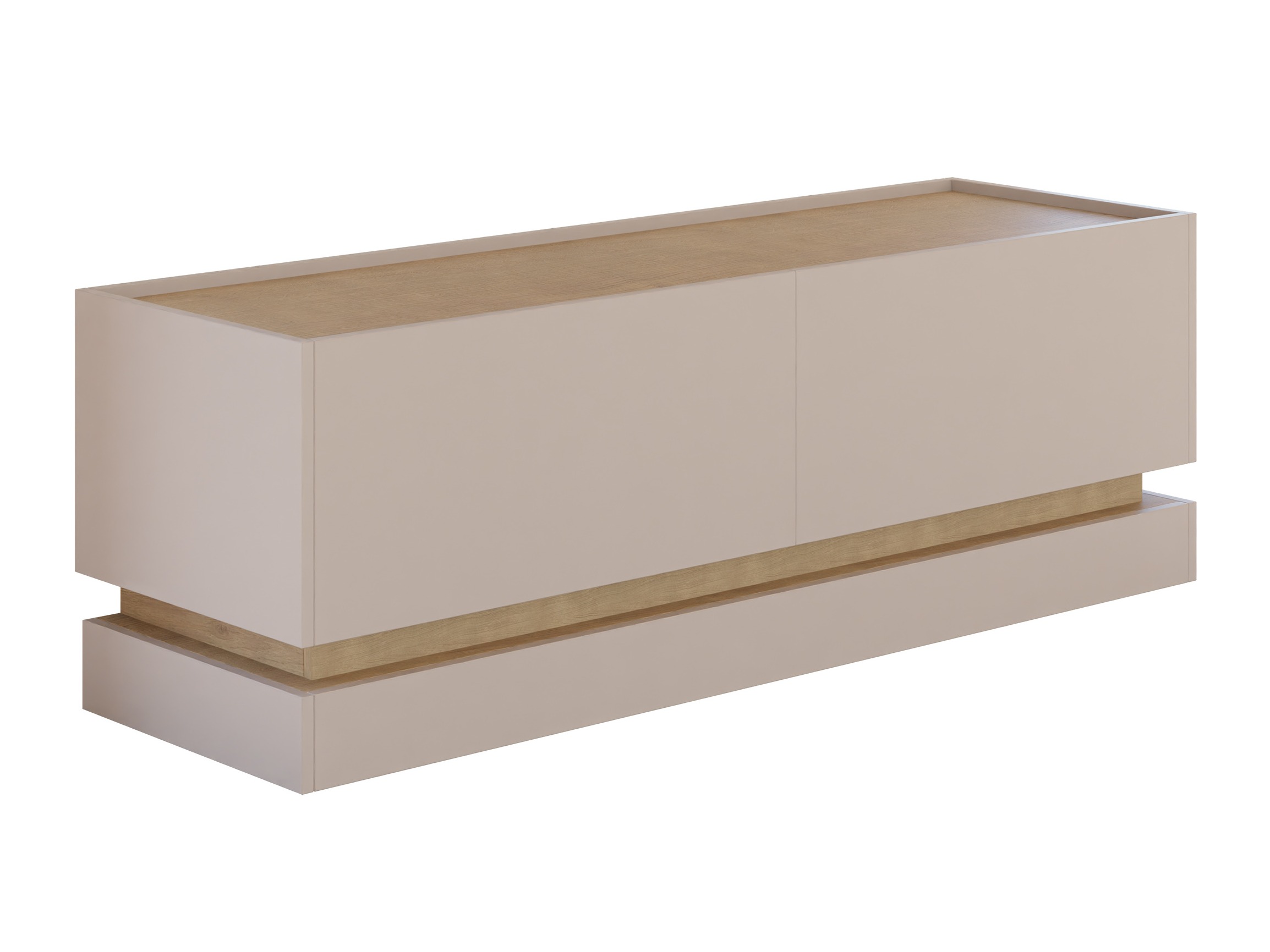 TV-omarica Comfivo Tilia I (Svetlo rjava + Hrast)