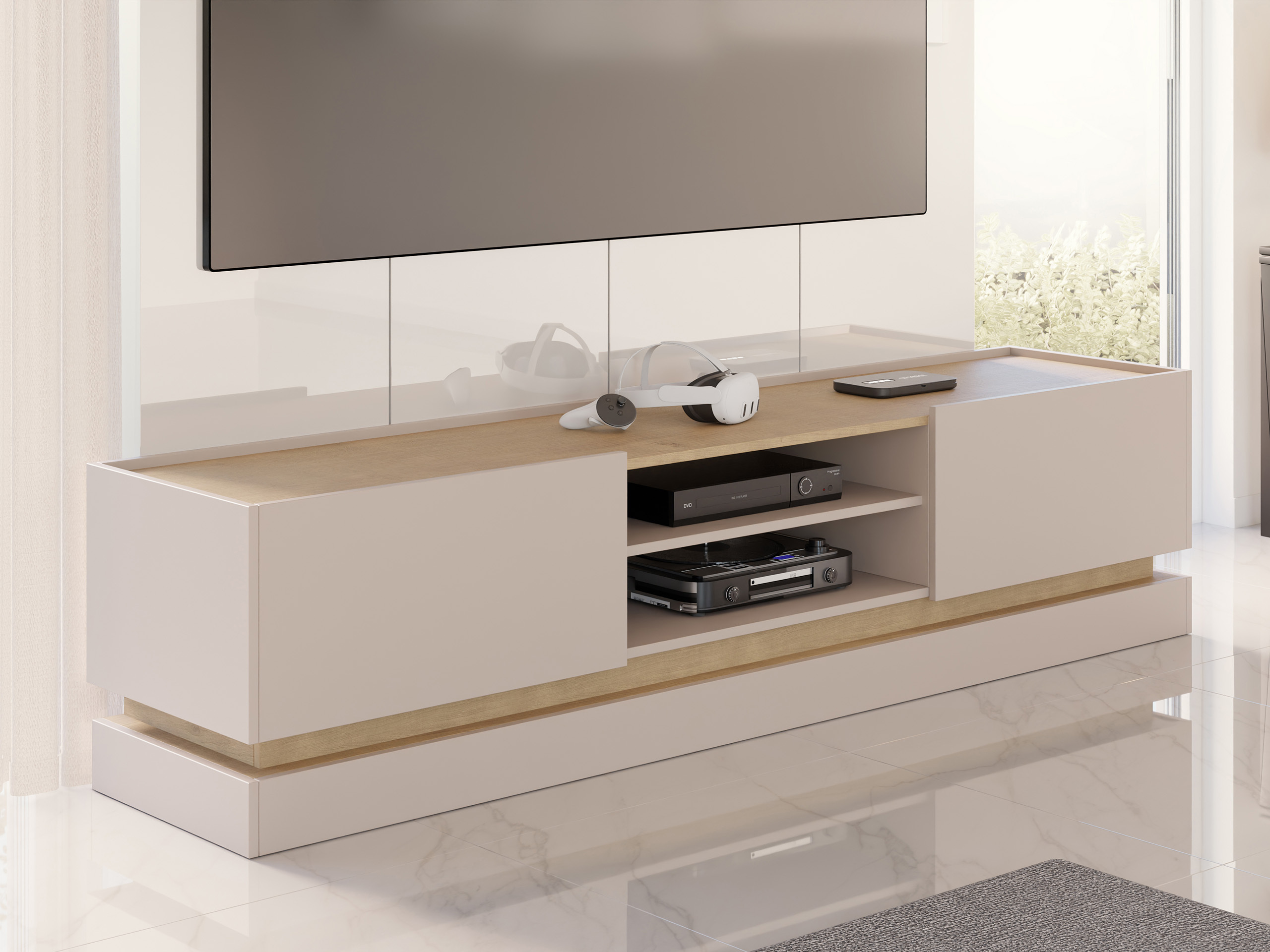 TV-omarica Comfivo Tilia (Kašmir + Hrast)