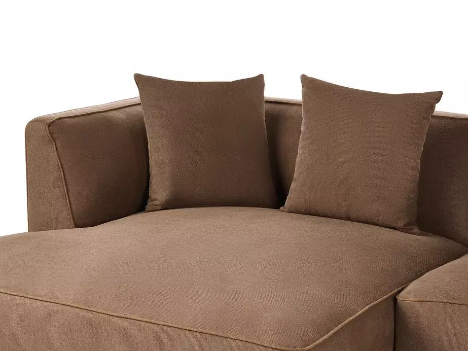 Modularna kotna sedežna garnitura Berwyn 3083 (Rjava)