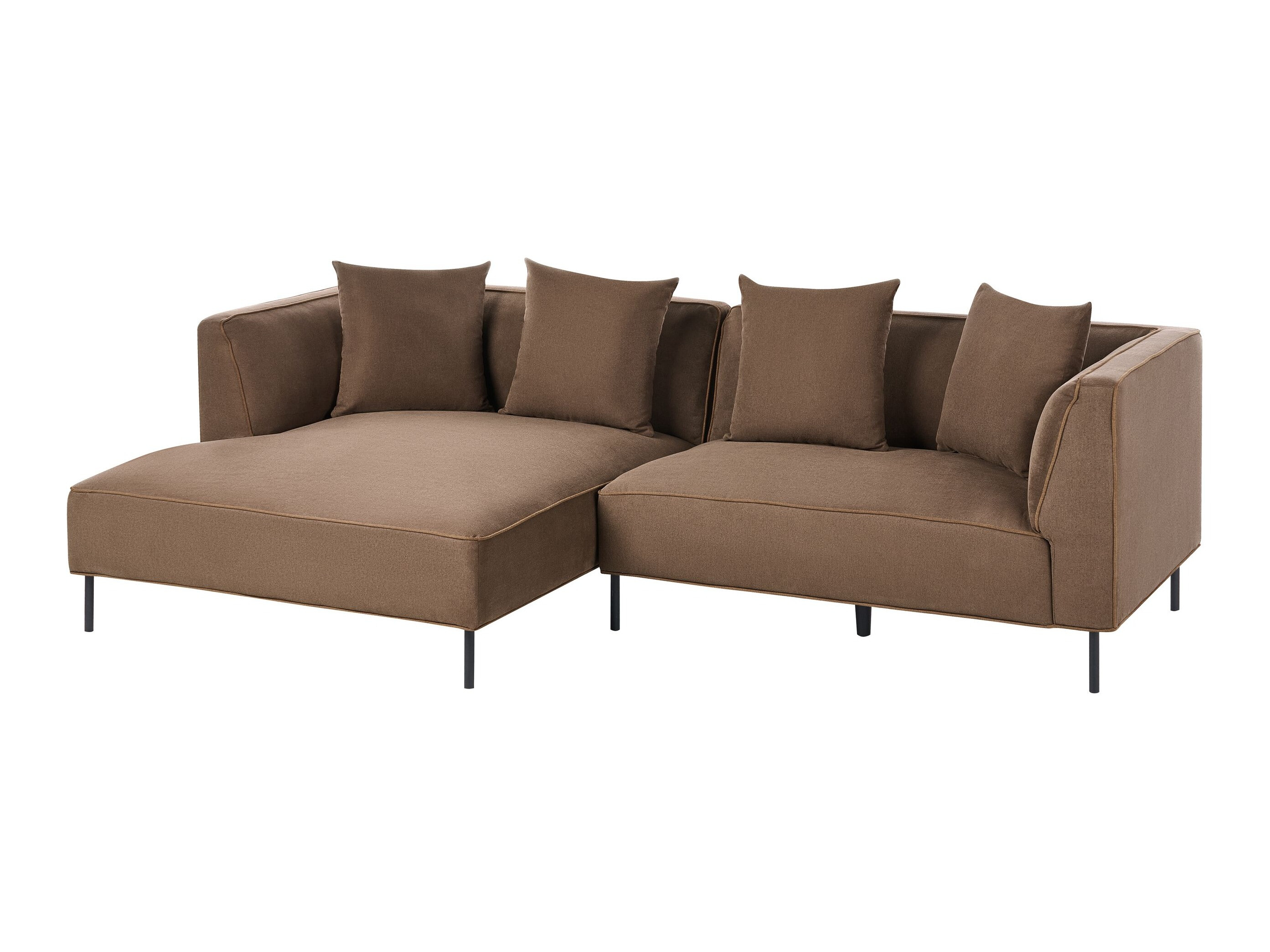 Modularna kotna sedežna garnitura Berwyn 3083 (Rjava)