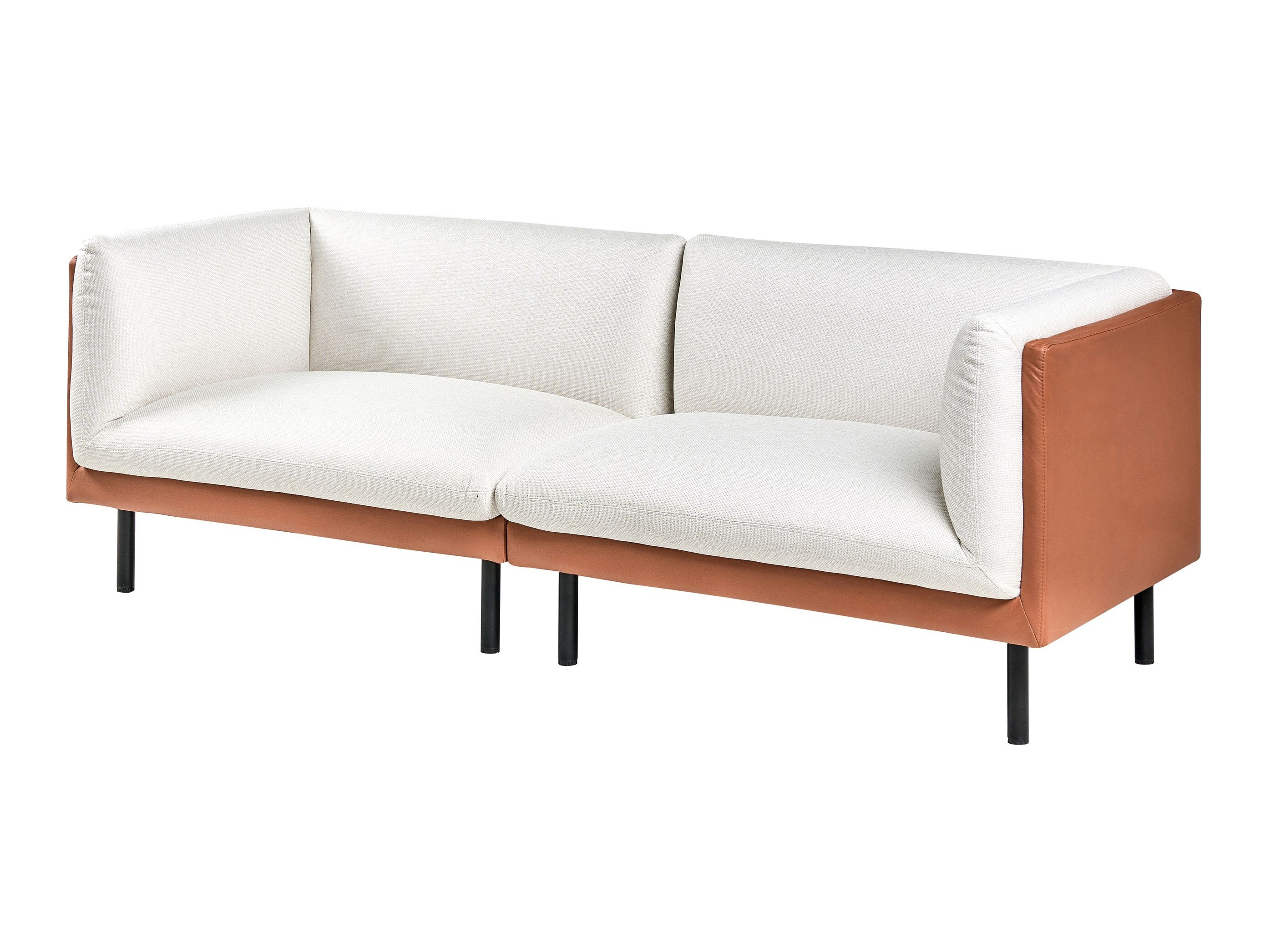 Komplet oblazinjenega pohištva Berwyn 3085 (Bela + Rjava)