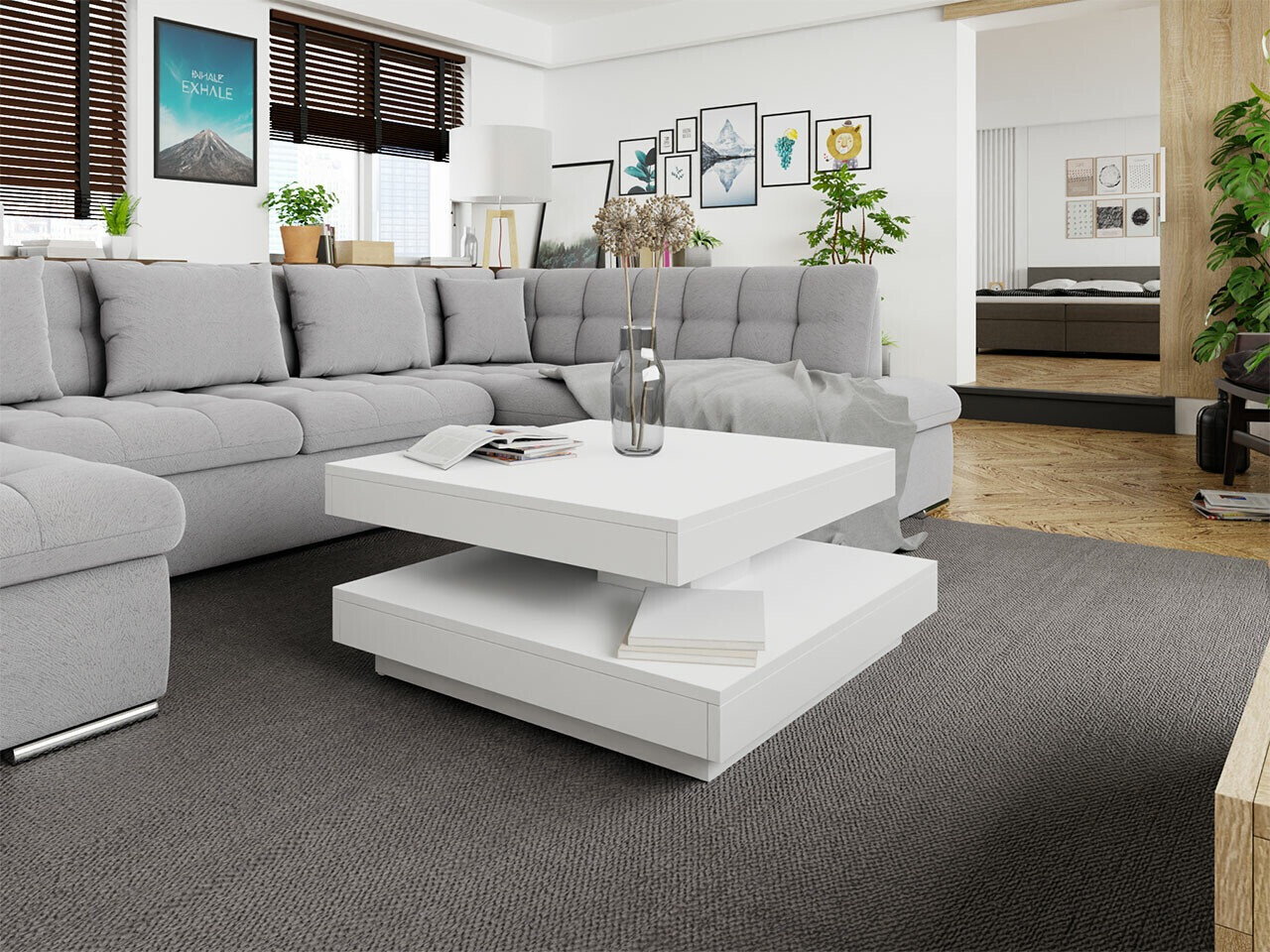 Raztegljiva klubska mizica SL5352 s poškodovano embalažo