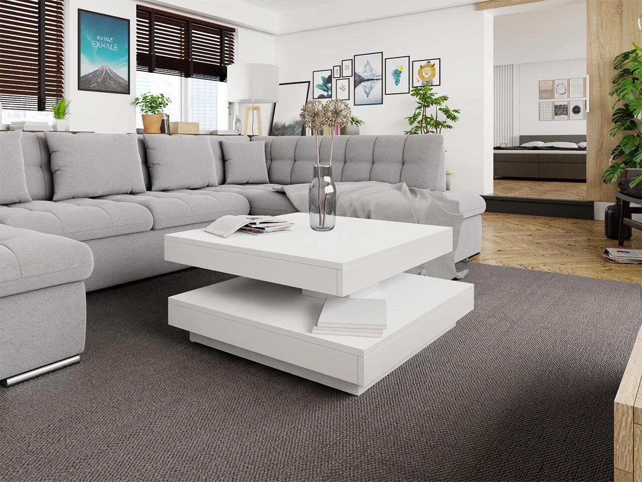 Raztegljiva klubska mizica SL5352 s poškodovano embalažo