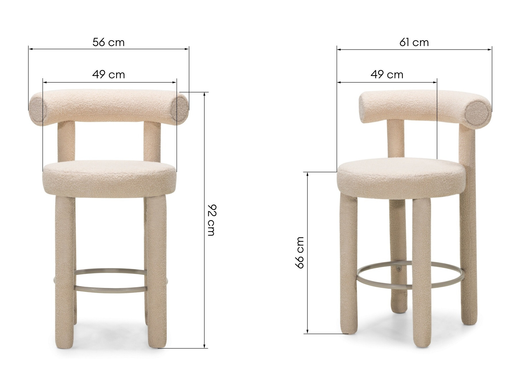 Srednje visok barski stol SL5360