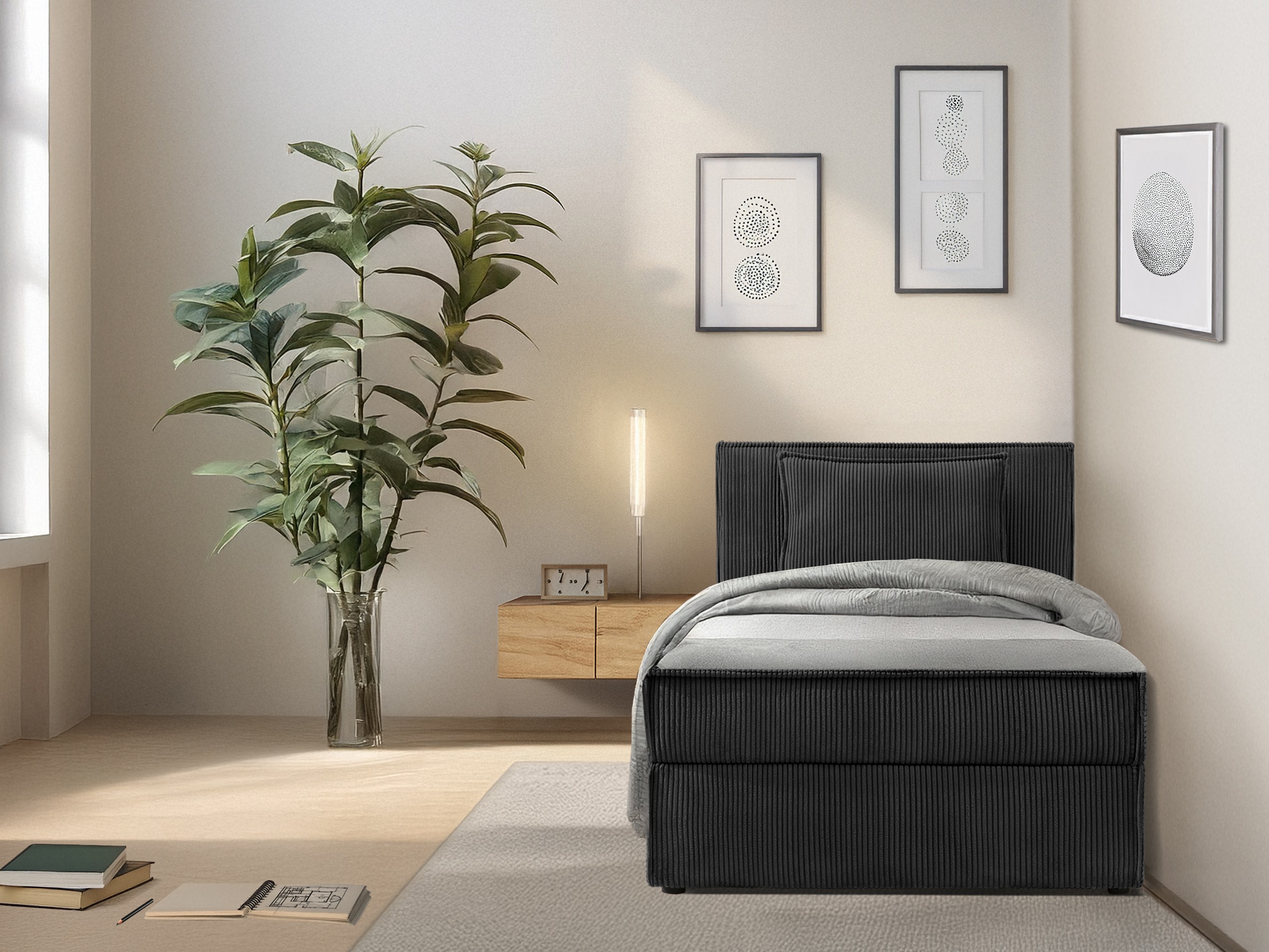 Boxspring postelja Temecula 140 (Poso 135)