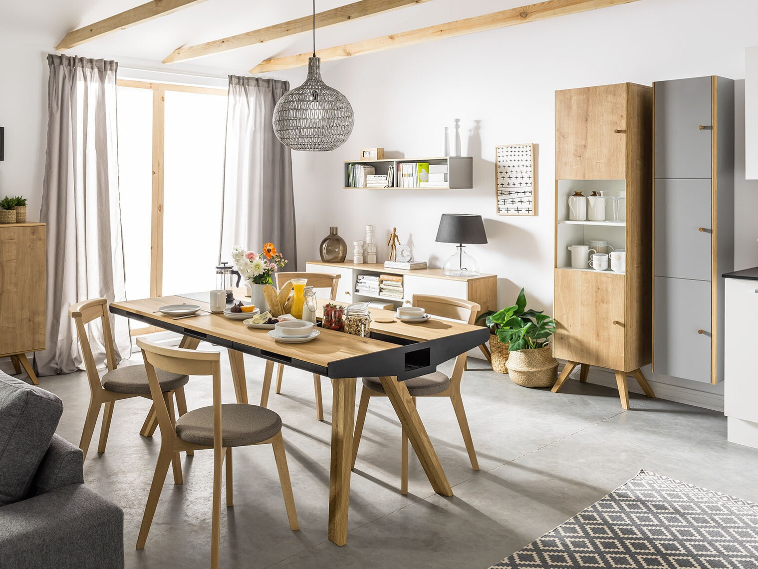 Regal Ruvruvi 106 (Bela + Hrast)