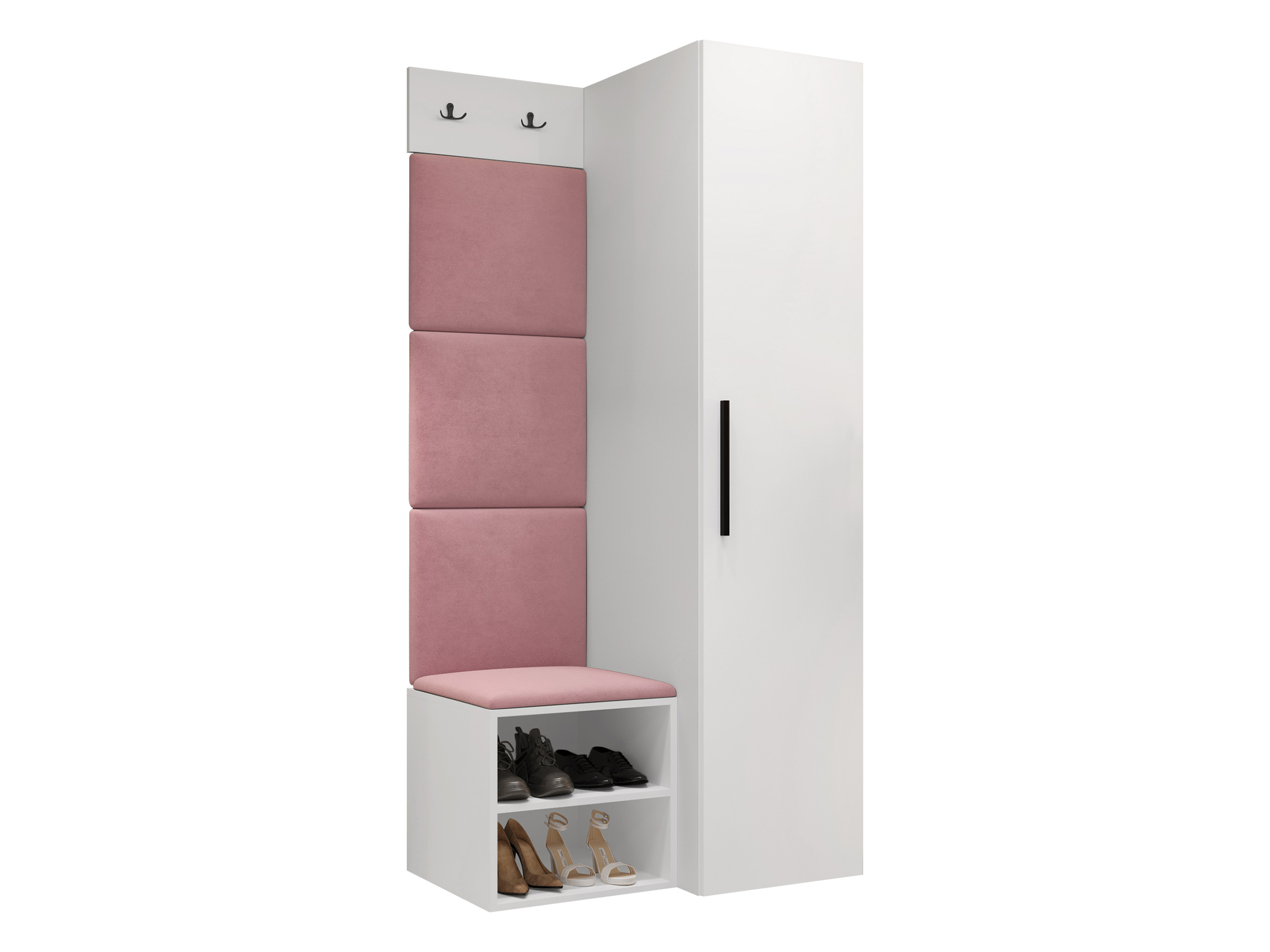 Komplet za predsobo Hartford 524 (Bela)