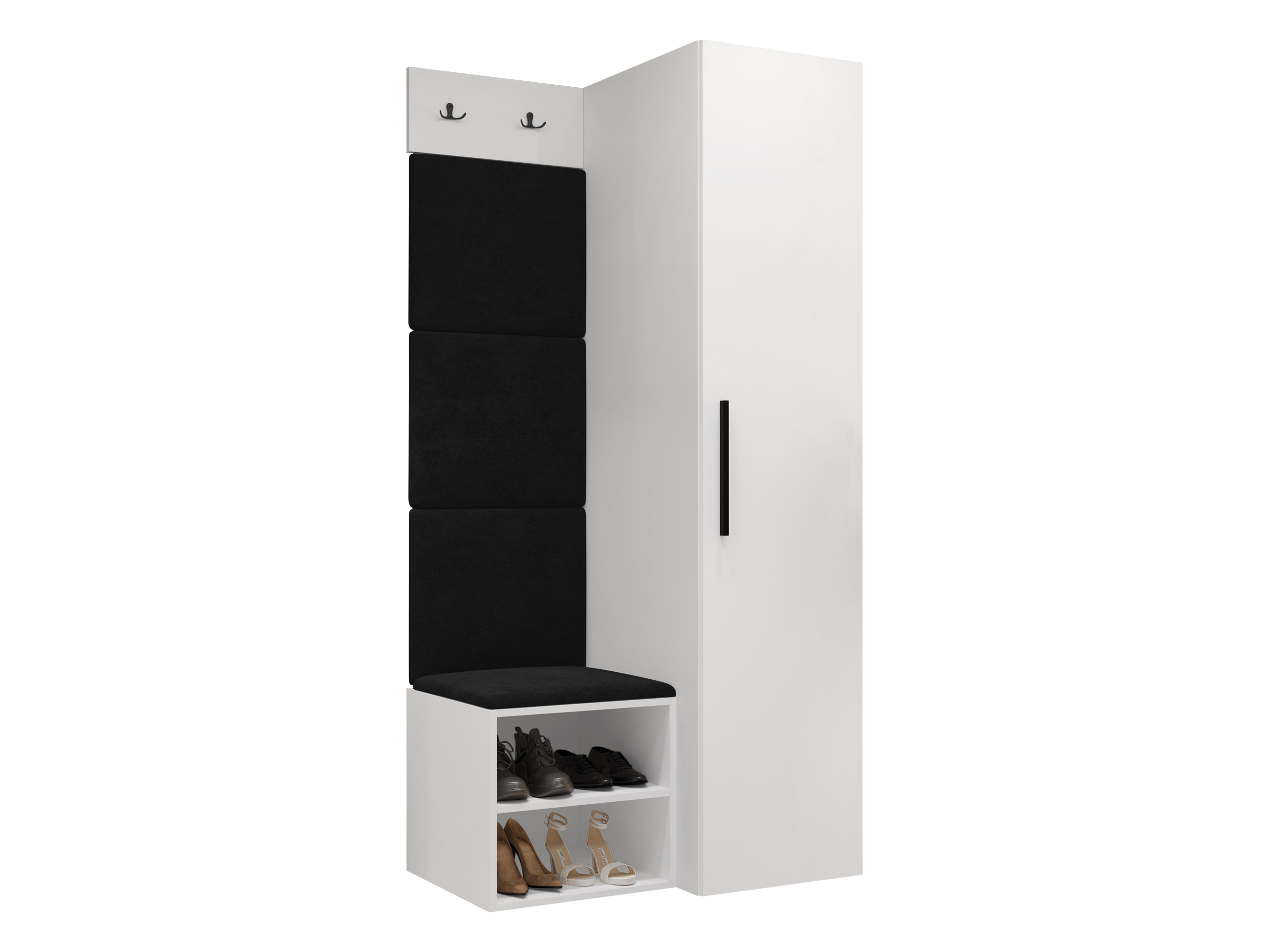 Komplet za predsobo Hartford 524 (Bela)