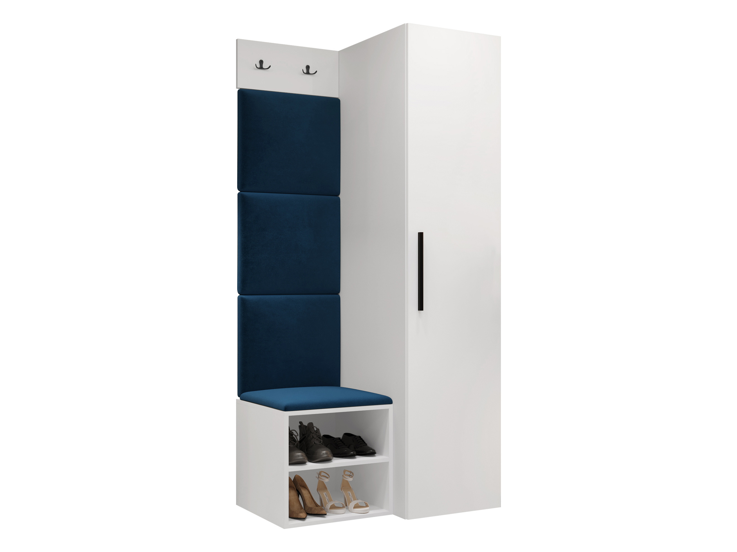 Komplet za predsobo Hartford 524 (Bela)