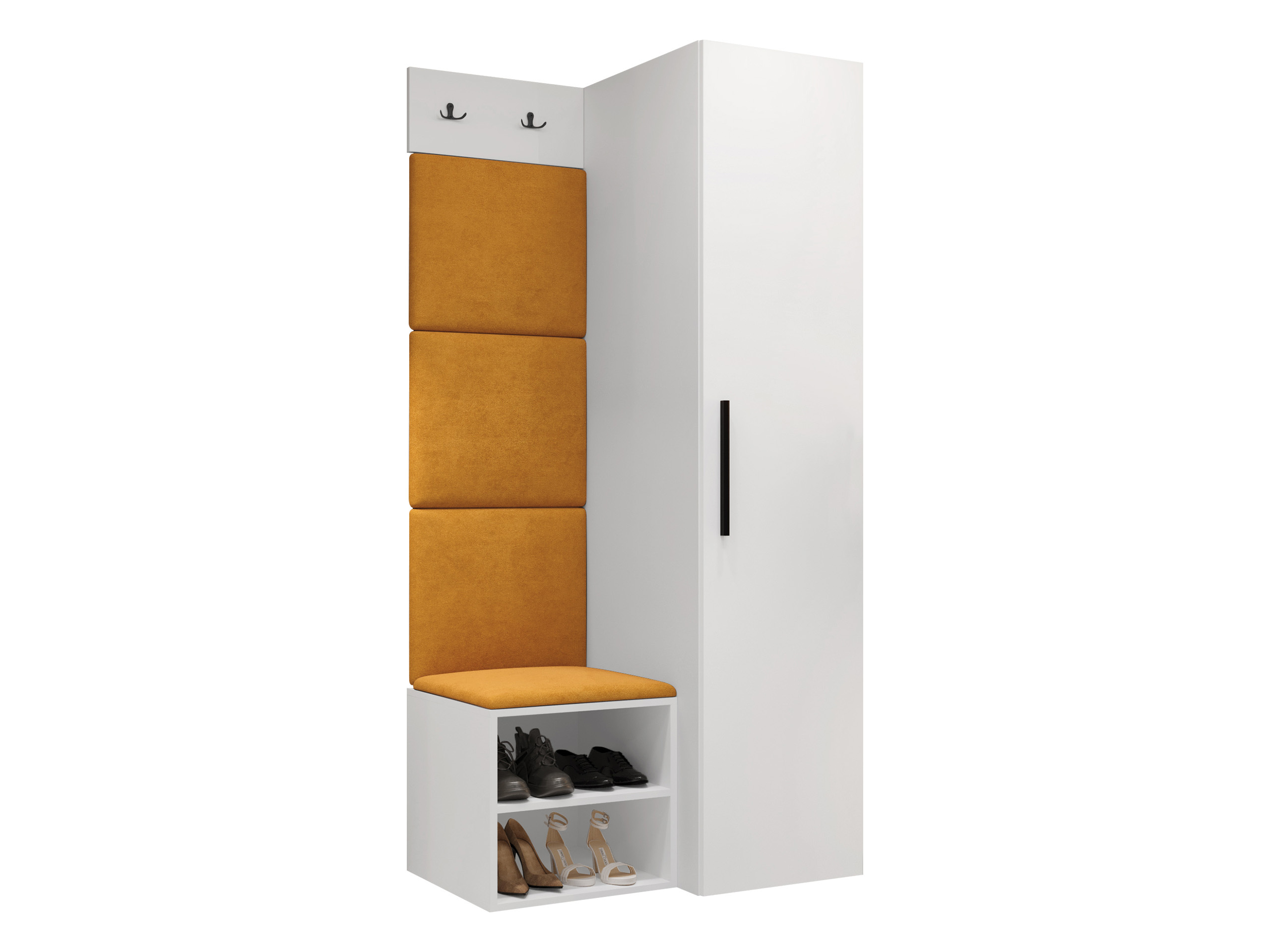 Komplet za predsobo Hartford 524 (Bela)