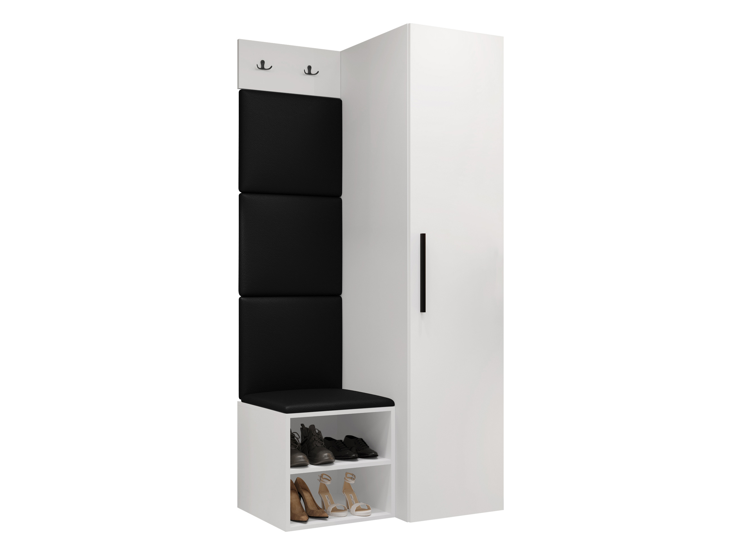 Komplet za predsobo Hartford 524 (Bela)