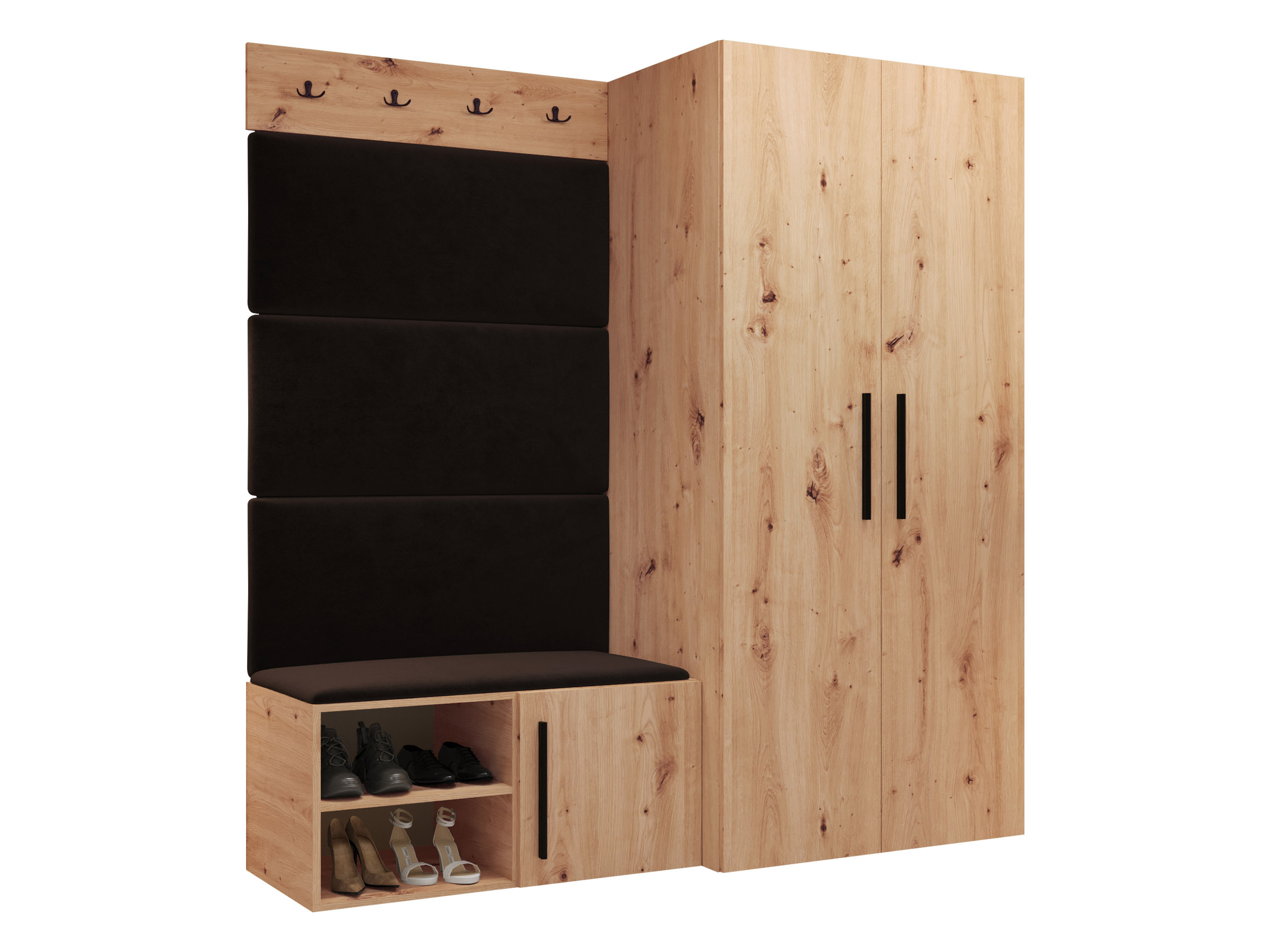 Komplet za predsobo Nitos I (Artisan hrast)