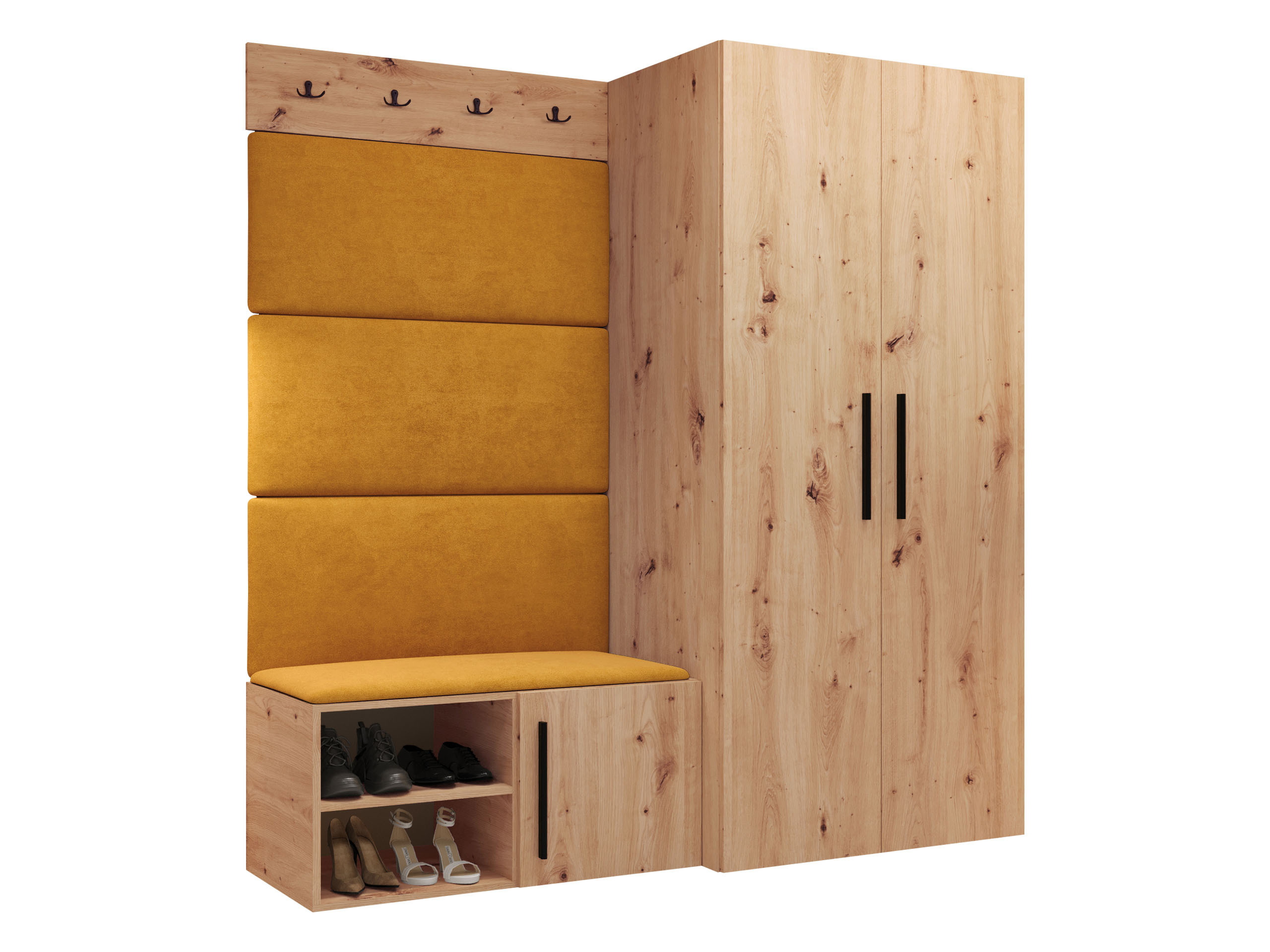 Komplet za predsobo Nitos I (Artisan hrast)