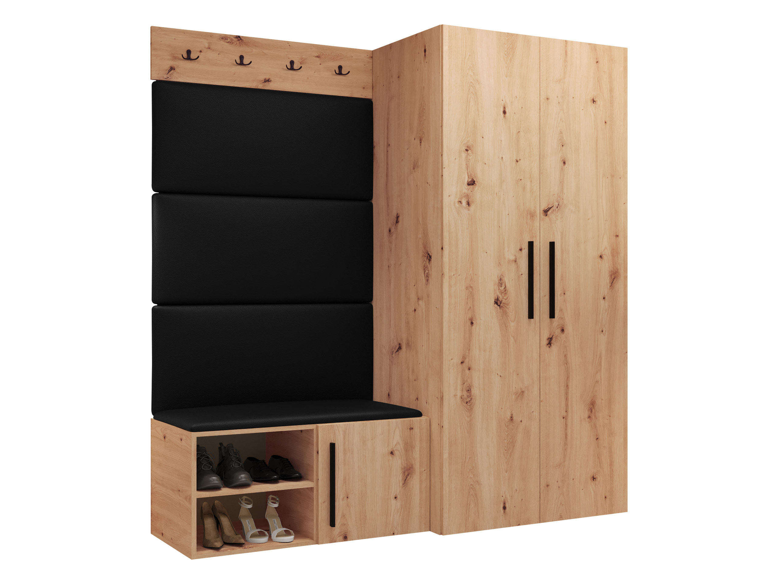 Komplet za predsobo Nitos I (Artisan hrast)