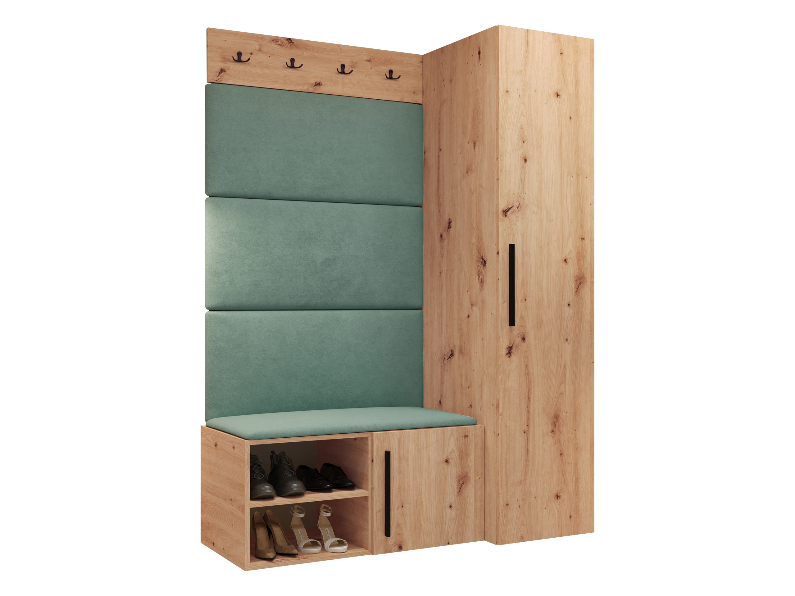 Komplet za predsobo Nitos II (Artisan hrast)