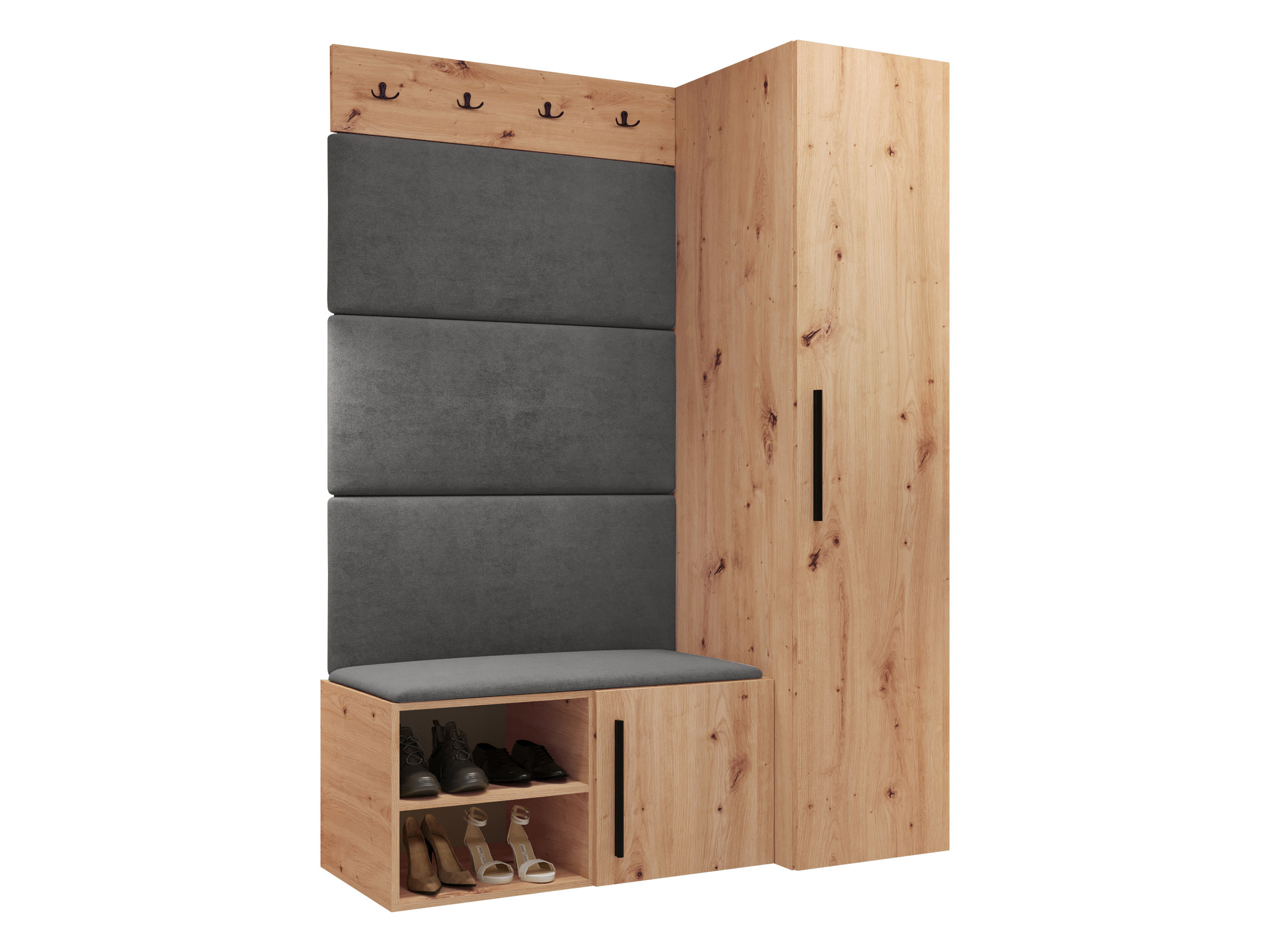 Komplet za predsobo Nitos II (Artisan hrast)