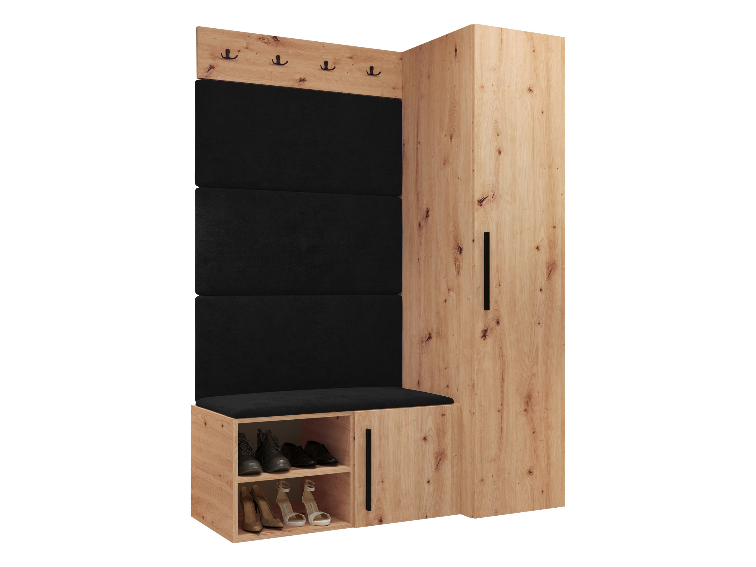 Komplet za predsobo Nitos II (Artisan hrast)