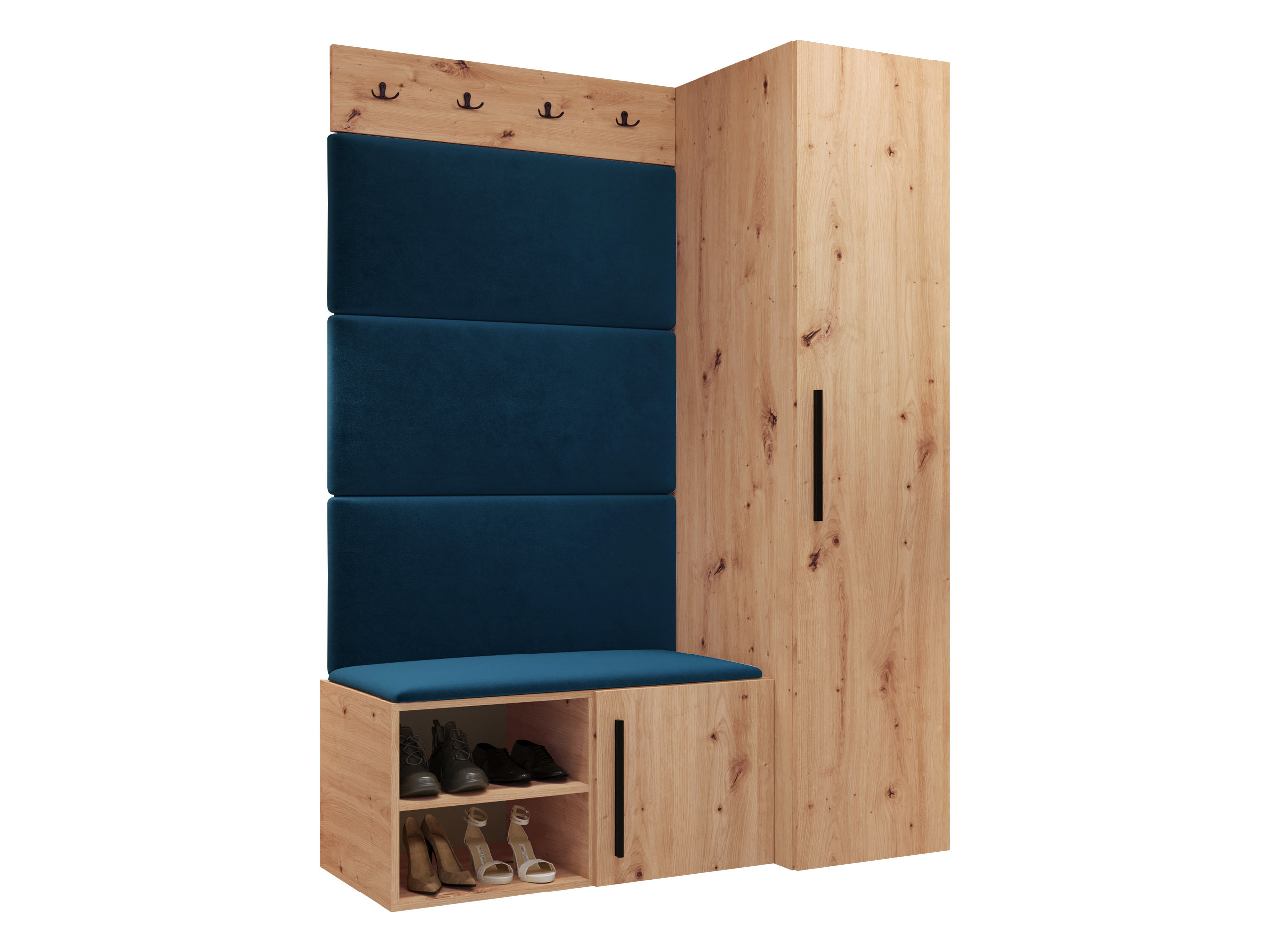 Komplet za predsobo Nitos II (Artisan hrast)