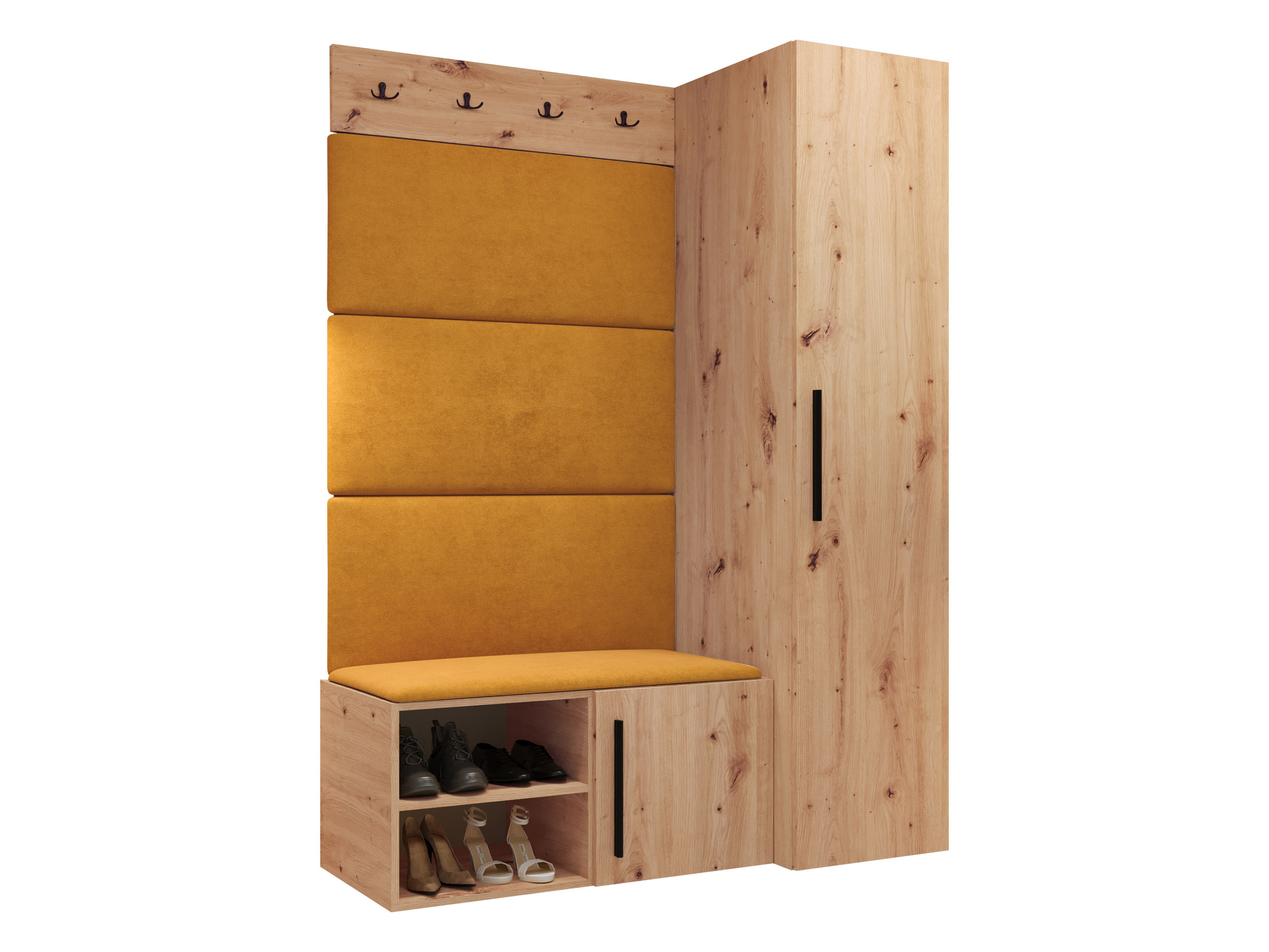 Komplet za predsobo Nitos II (Artisan hrast)